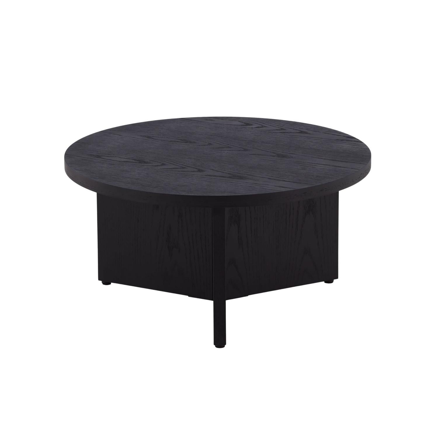 Couchtisch Saltö Ø85cm - Schwarz-Couchtische-Vind-le canapé