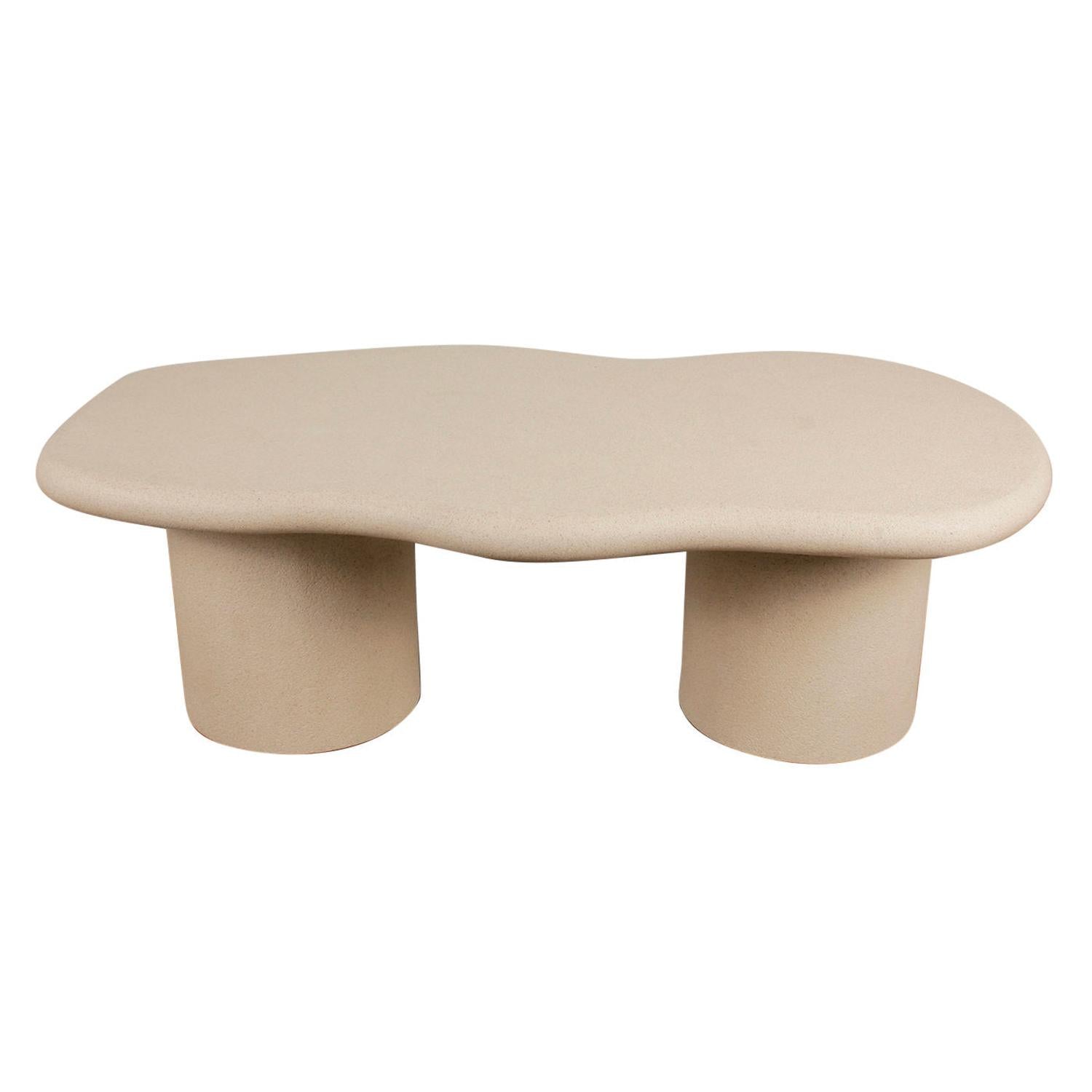 Couchtisch Scandi in Betonoptik - Beige-Couchtische-Pole to Pole-le canapé