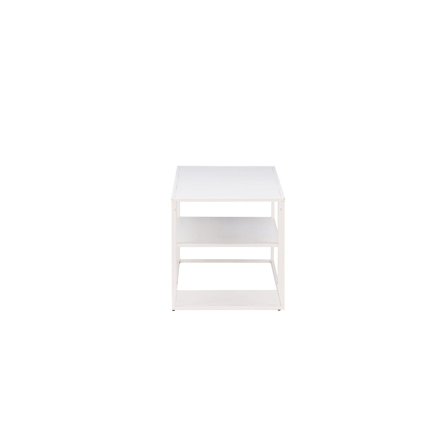 Couchtisch Staal 120cm - Weiß-Couchtische-Venture Home-le canapé