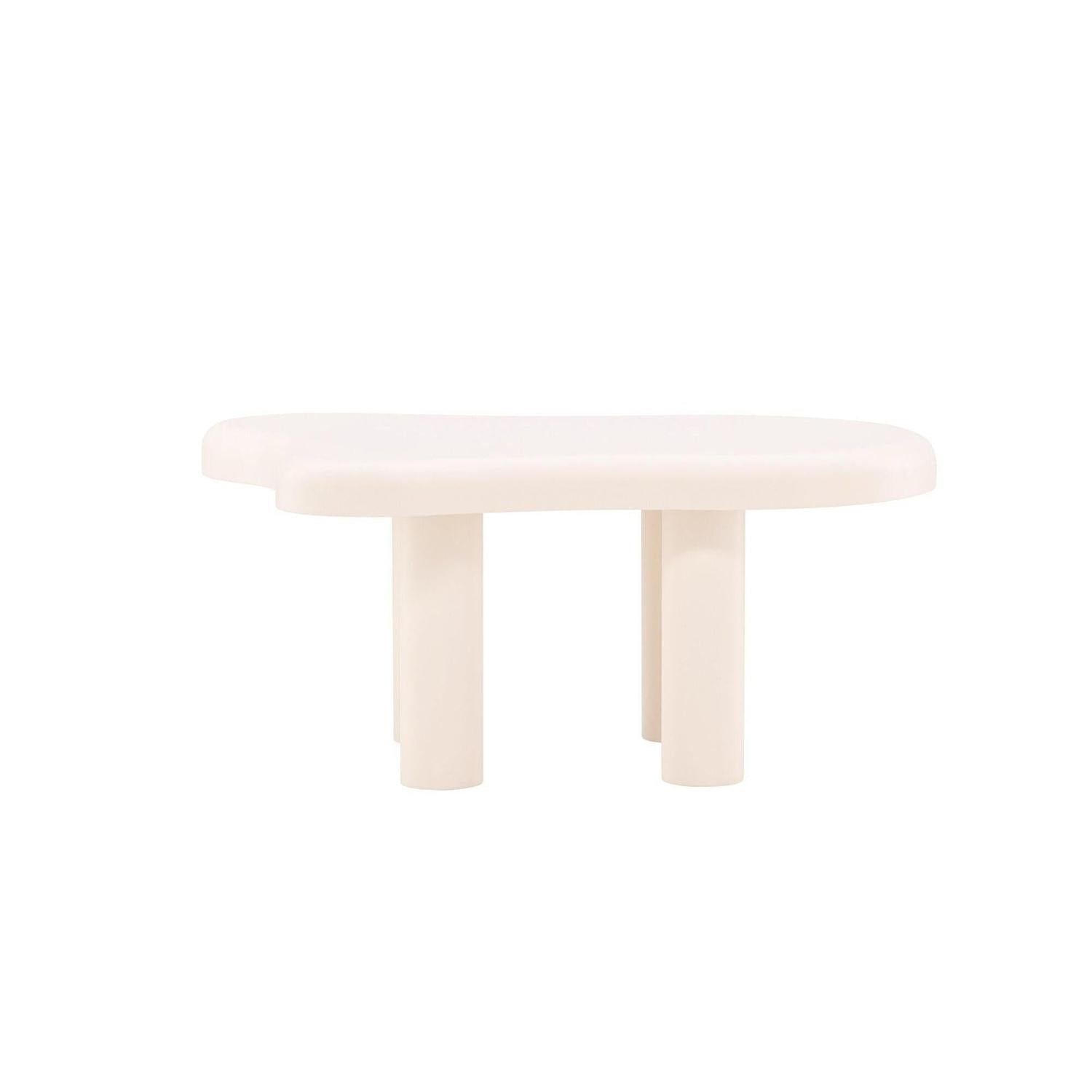 Couchtisch Strömstad 100 cm - Weiß-Couchtische-Venture Home-le canapé