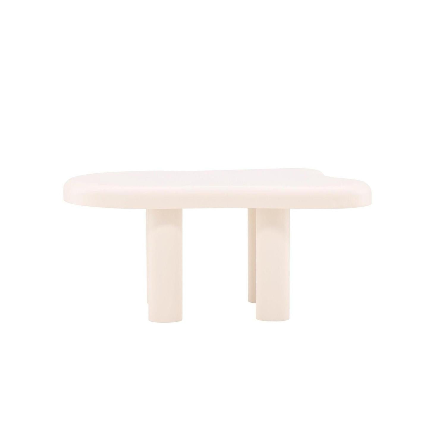 Couchtisch Strömstad 100 cm - Weiß-Couchtische-Venture Home-le canapé