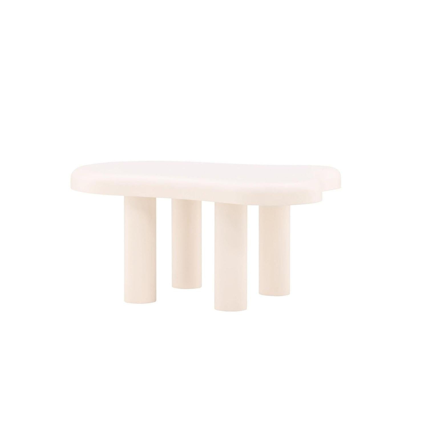 Couchtisch Strömstad 100 cm - Weiß-Couchtische-Venture Home-le canapé