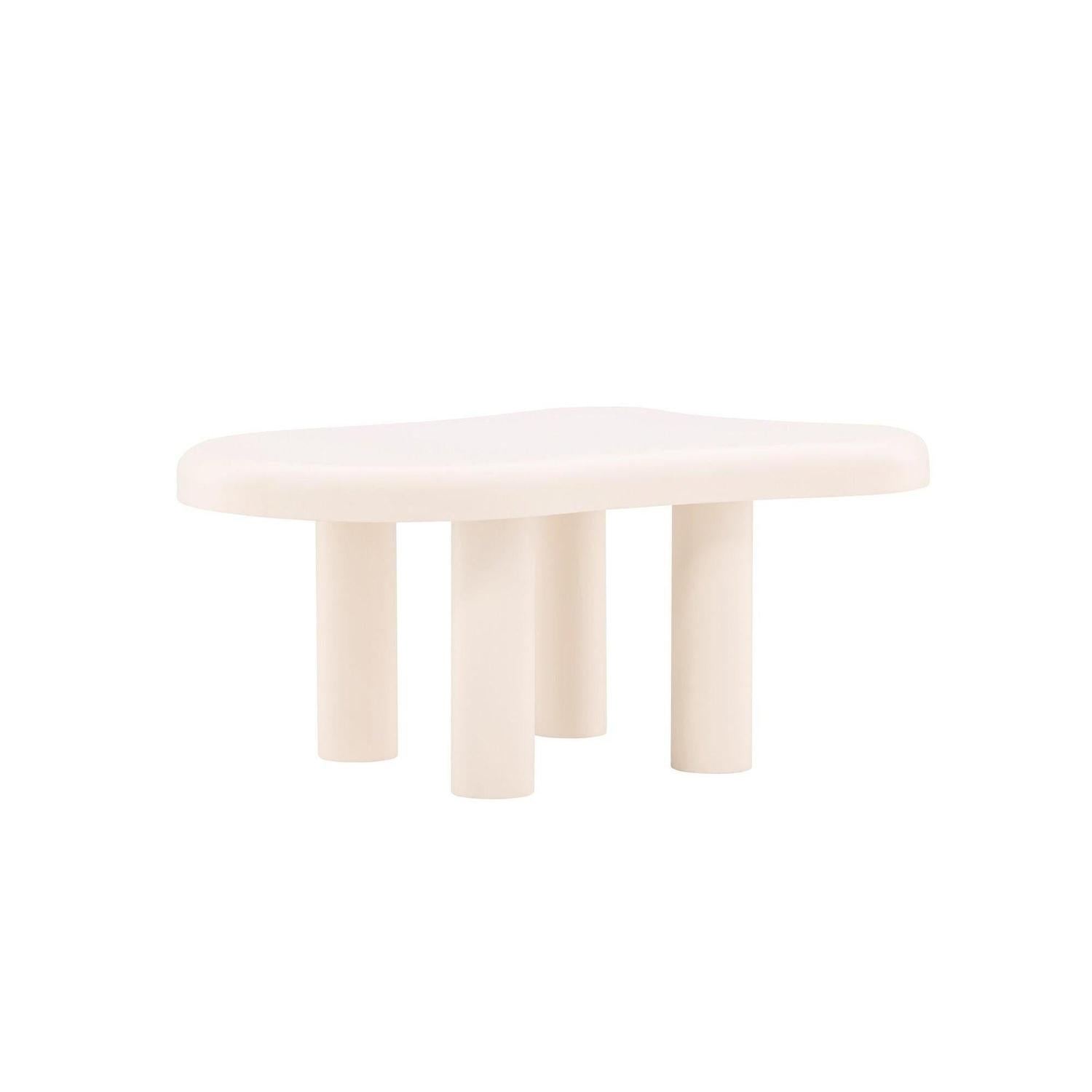 Couchtisch Strömstad 100 cm - Weiß-Couchtische-Venture Home-le canapé