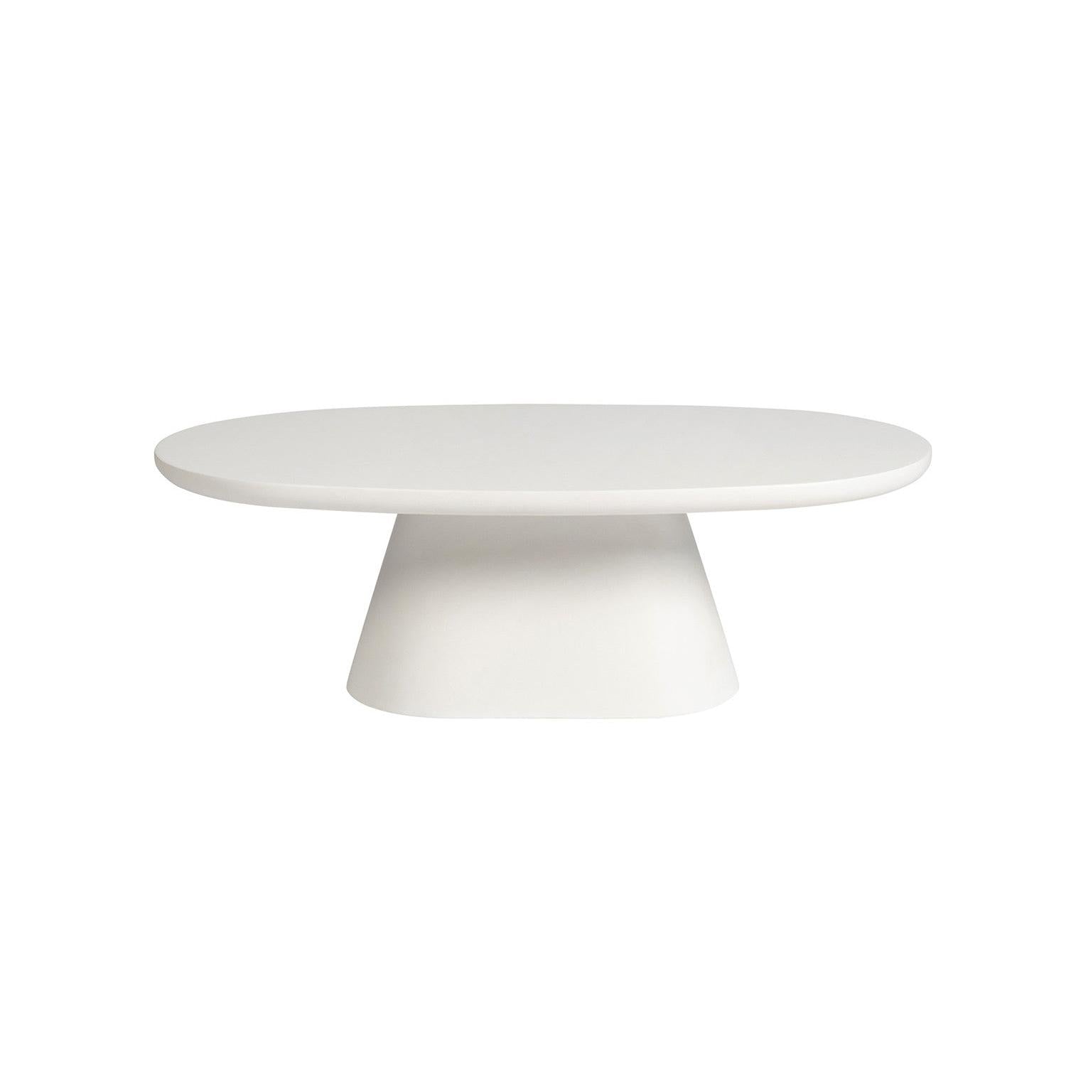 Couchtisch Tavira 120cm Oval - Weiß-Couchtisch-Rousseau-le canapé