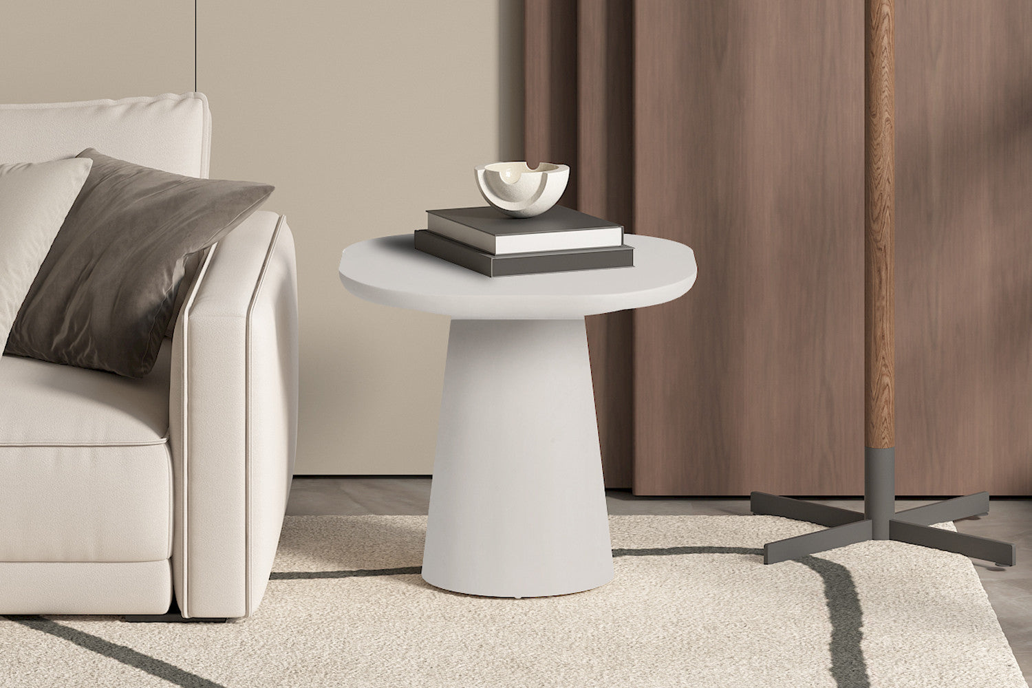 Couchtisch Tavira 55*55cm - Weiß-Couchtisch-Rousseau-le canapé