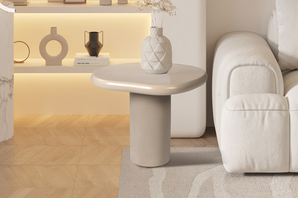 Couchtisch Tavira 58*50cm - Beige-Couchtisch-Rousseau-le canapé