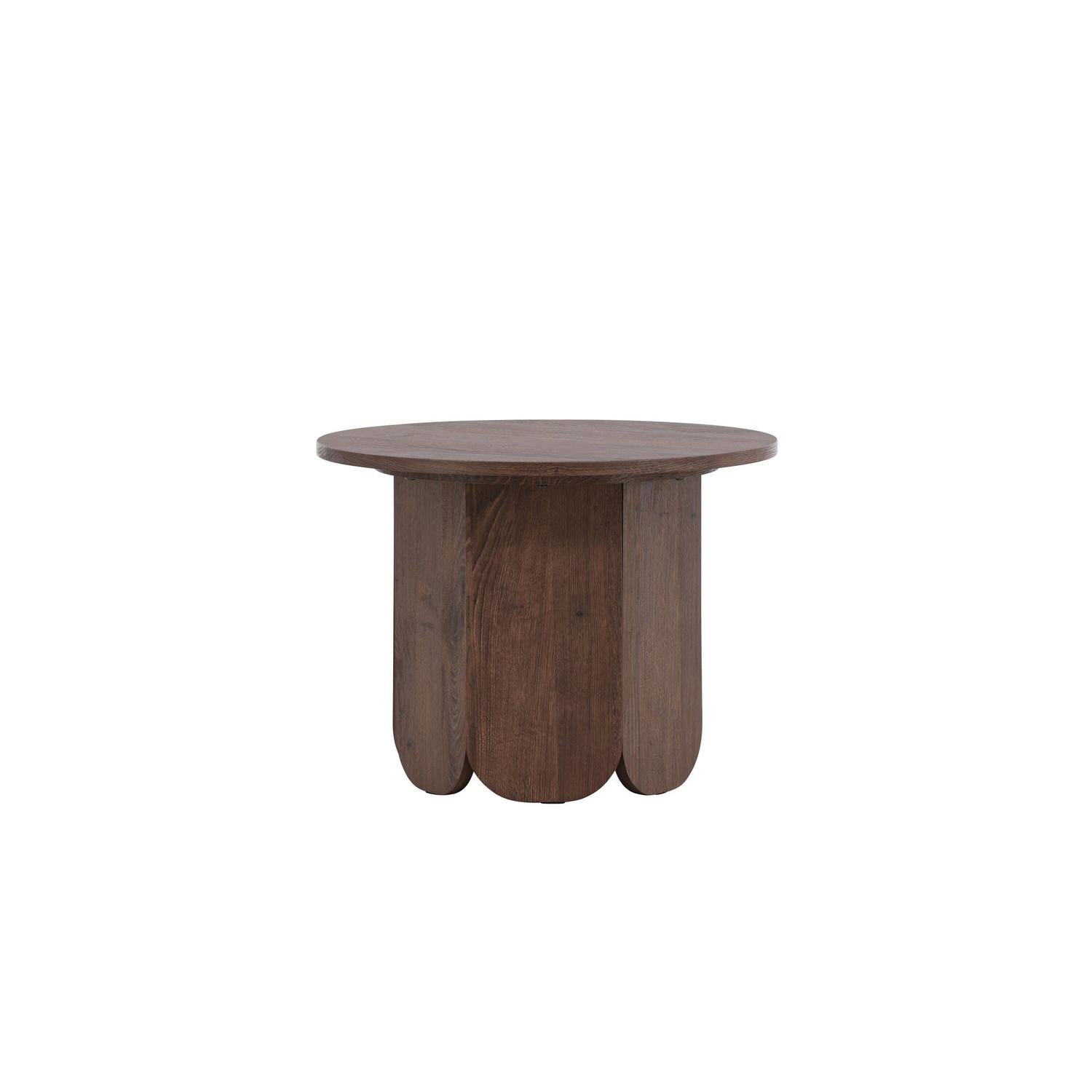 Couchtisch Tekla Ø60cm - Dunkelbraun-Couchtisch-Venture Home-le canapé