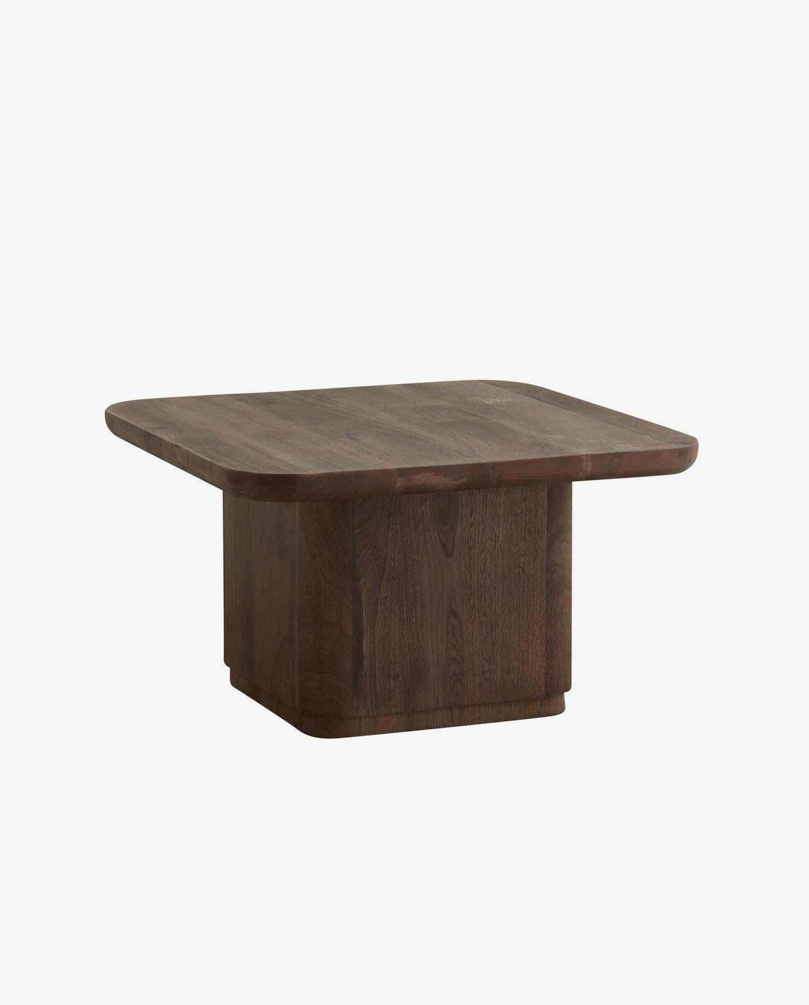Couchtisch TOKE aus Mangoholz - Dunkelbraun-Couchtische-Nordal A/S-le canapé