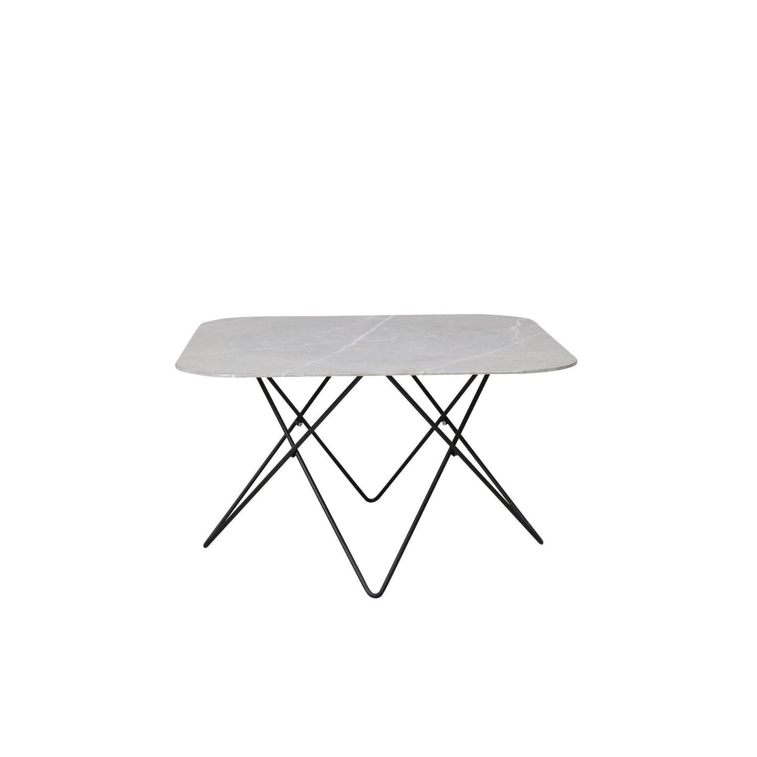 Couchtisch Tristar aus Marmorglas - GrauCouchtisch