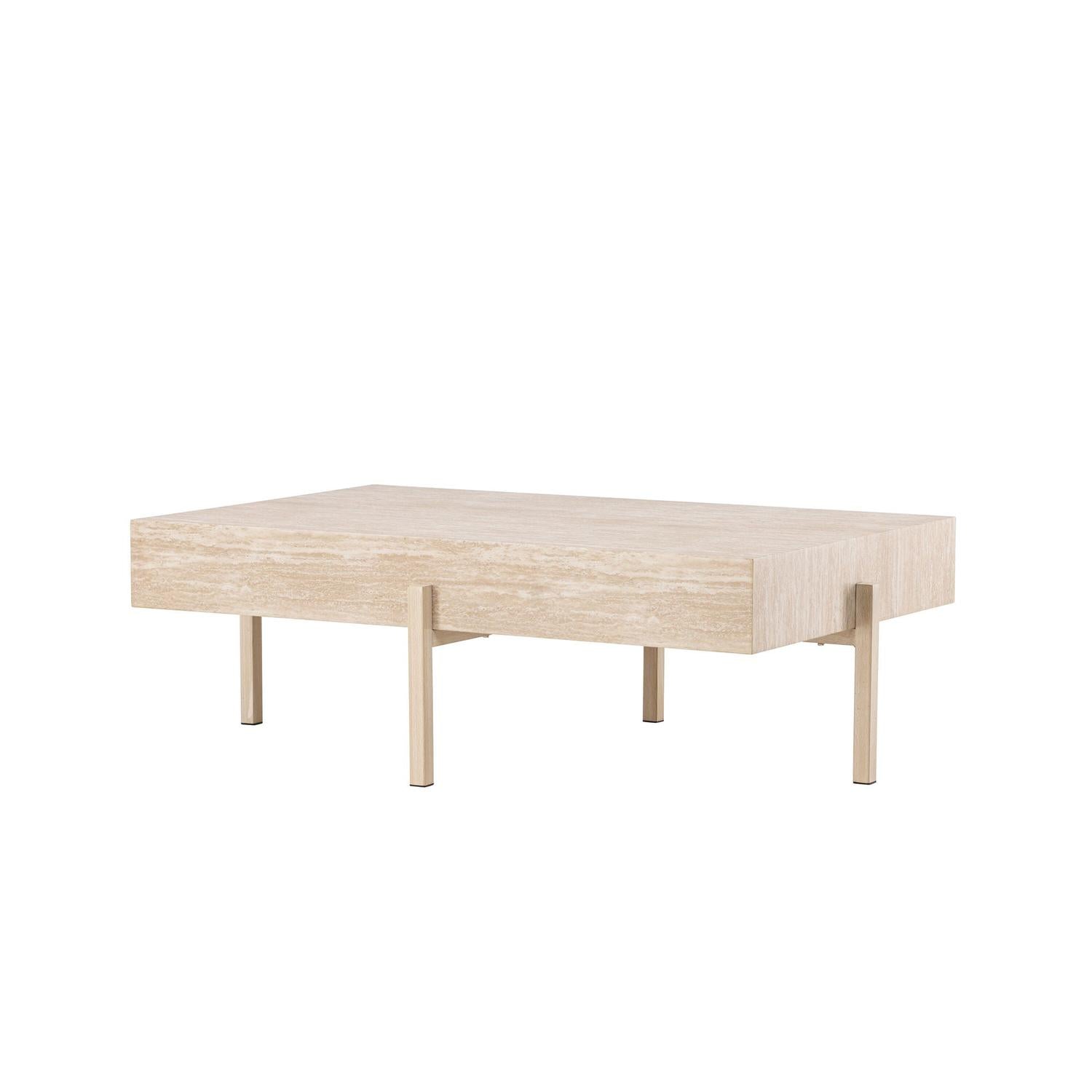 Couchtisch Vadholmen 130cm - Keramik Travertin Optik-Couchtisch-Vind-le canapé