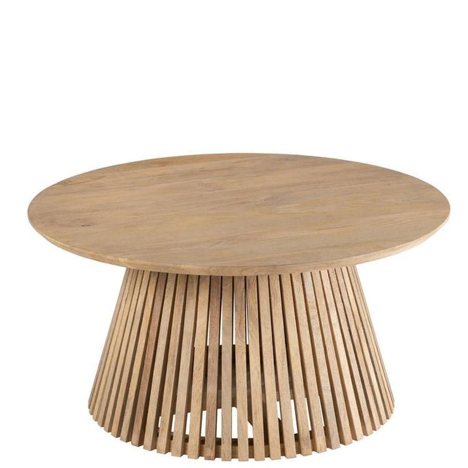 Couchtisch Vincent aus Mangoholz - Natur-Couchtisch-J-Line-le canapé