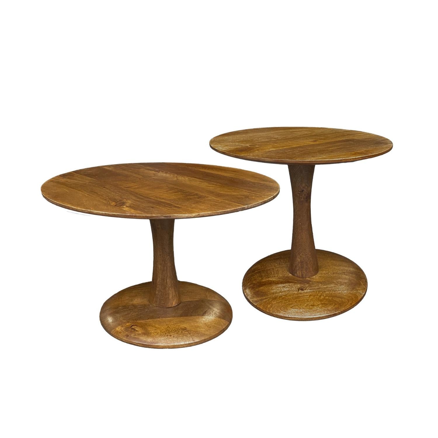 Couchtisch Vivian Ø50cm - Braun-Couchtische-Livingfurn-le canapé