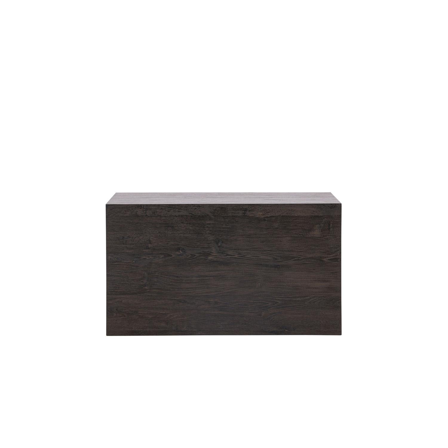Couchtisch York 80x60cm - Mokka-Couchtisch-Venture Home-le canapé