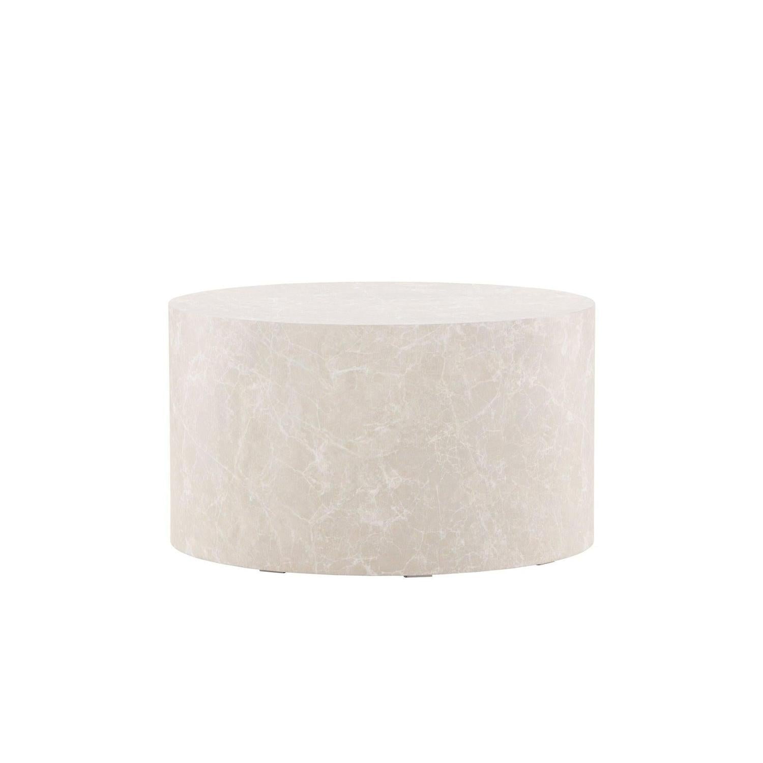 Couchtisch York Ø80cm - Beige-Couchtisch-Venture Home-le canapé