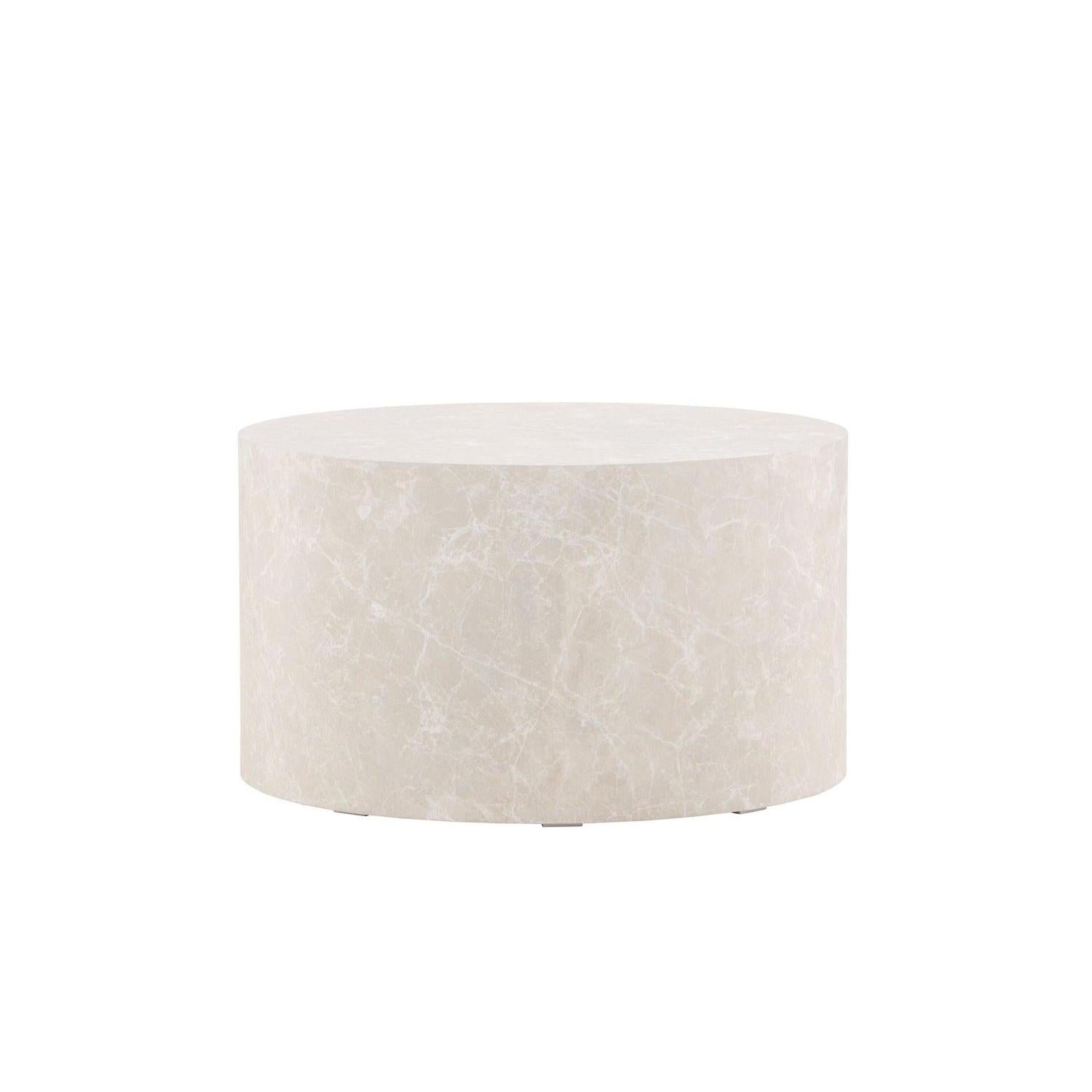 Couchtisch York Ø80cm - Beige-Couchtische-Venture Home-le canapé