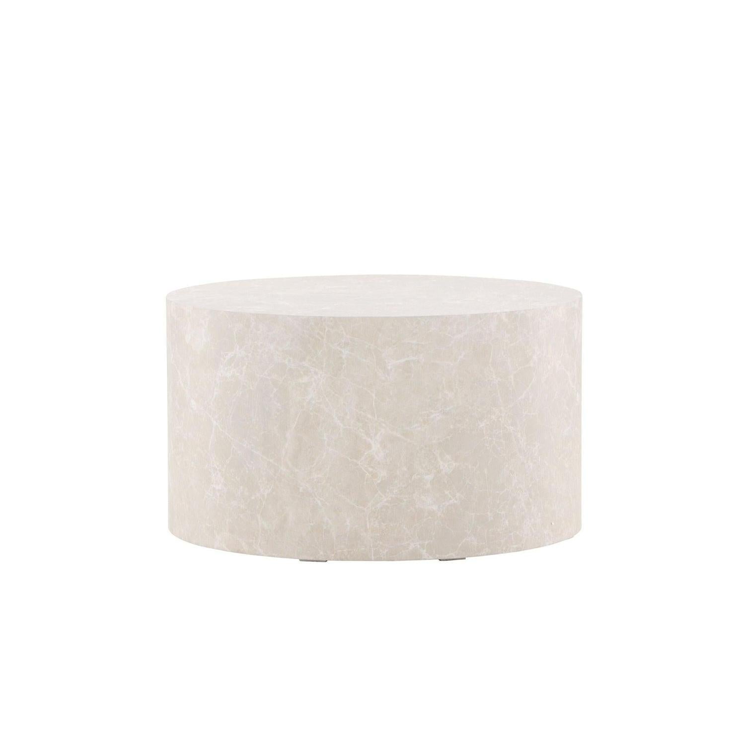 Couchtisch York Ø80cm - Beige-Couchtische-Venture Home-le canapé