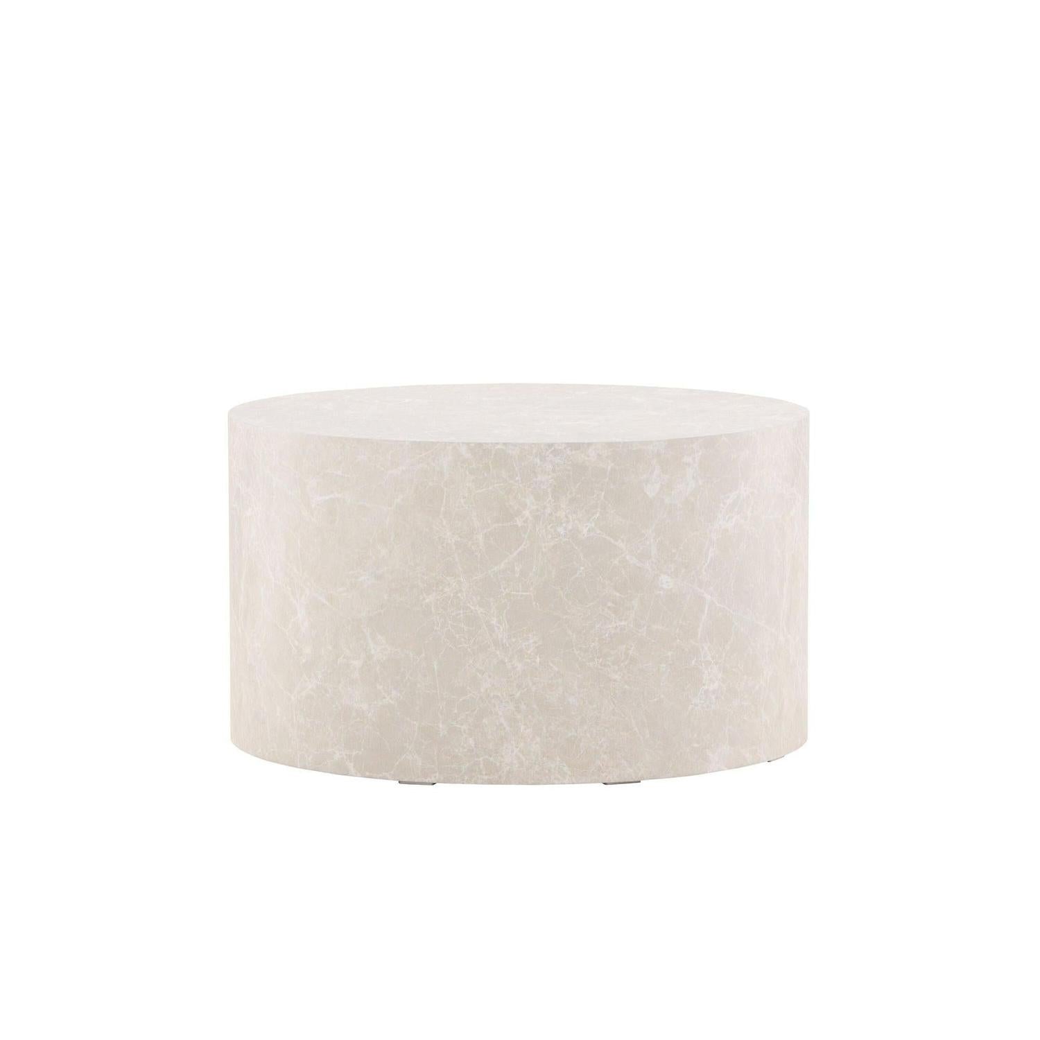 Couchtisch York Ø80cm - Beige-Couchtische-Venture Home-le canapé