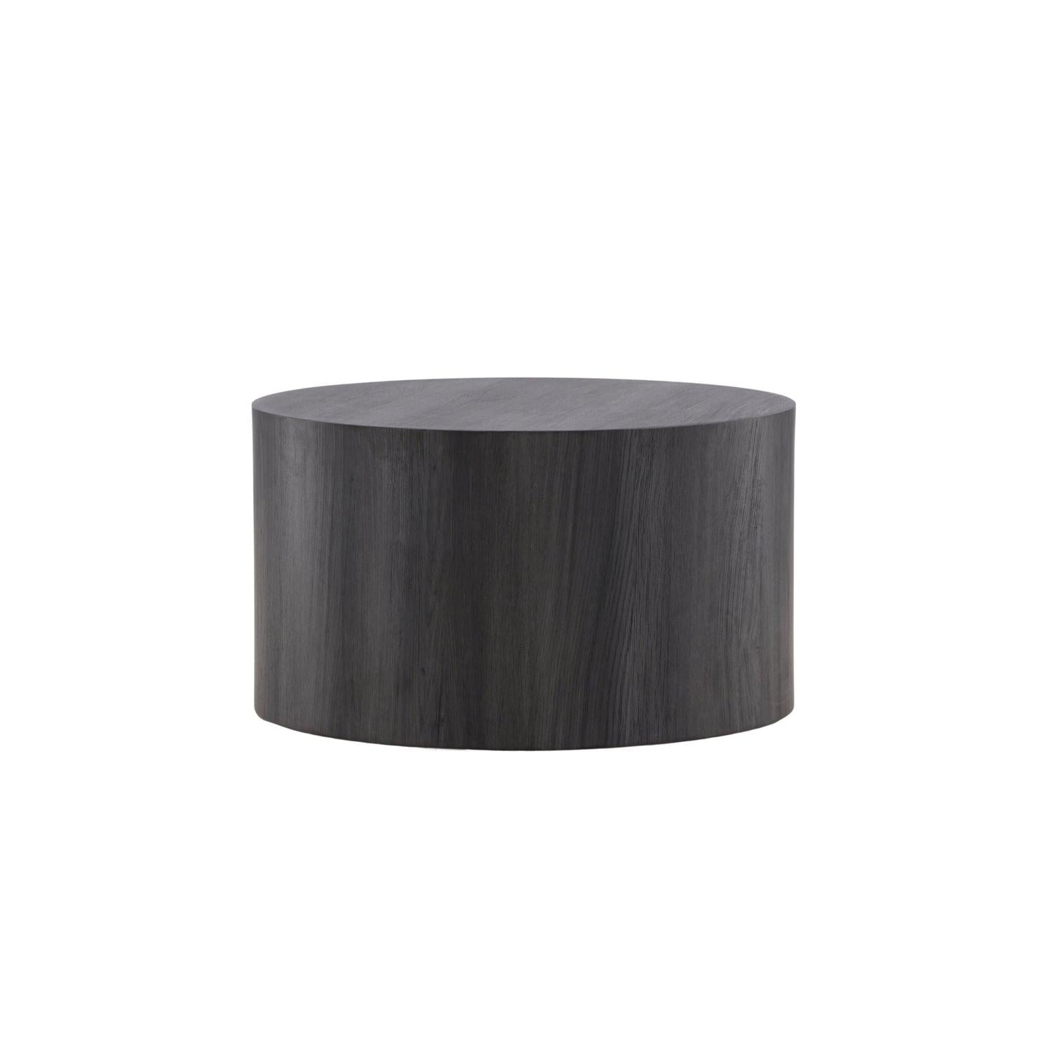 Couchtisch York Ø80cm - Schwarz-Couchtische-Venture Home-le canapé