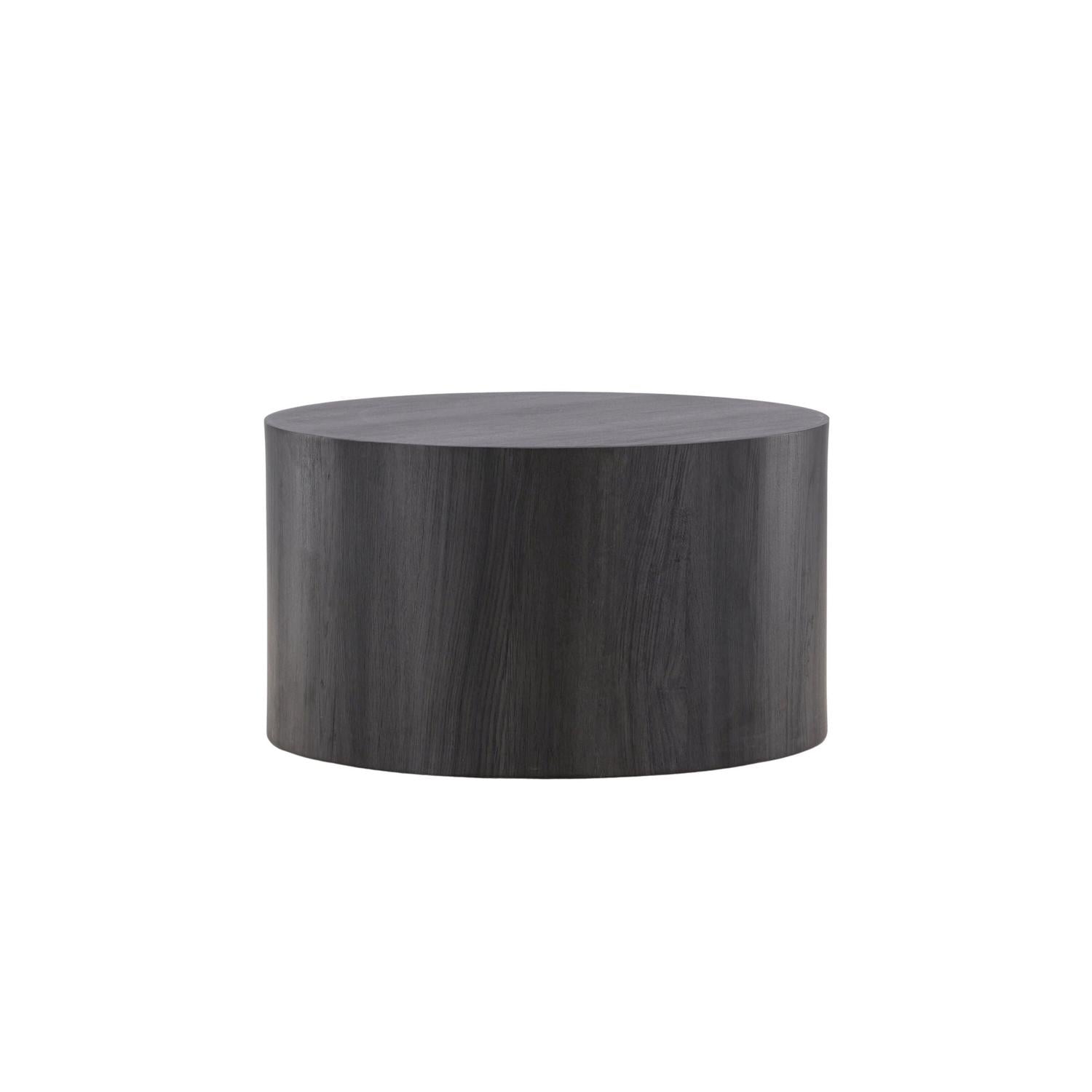 Couchtisch York Ø80cm - Schwarz-Couchtische-Venture Home-le canapé