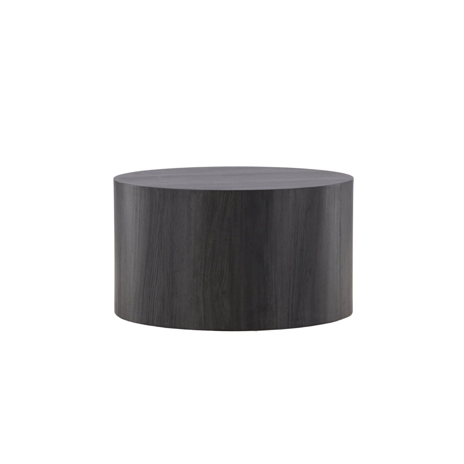 Couchtisch York Ø80cm - Schwarz-Couchtische-Venture Home-le canapé