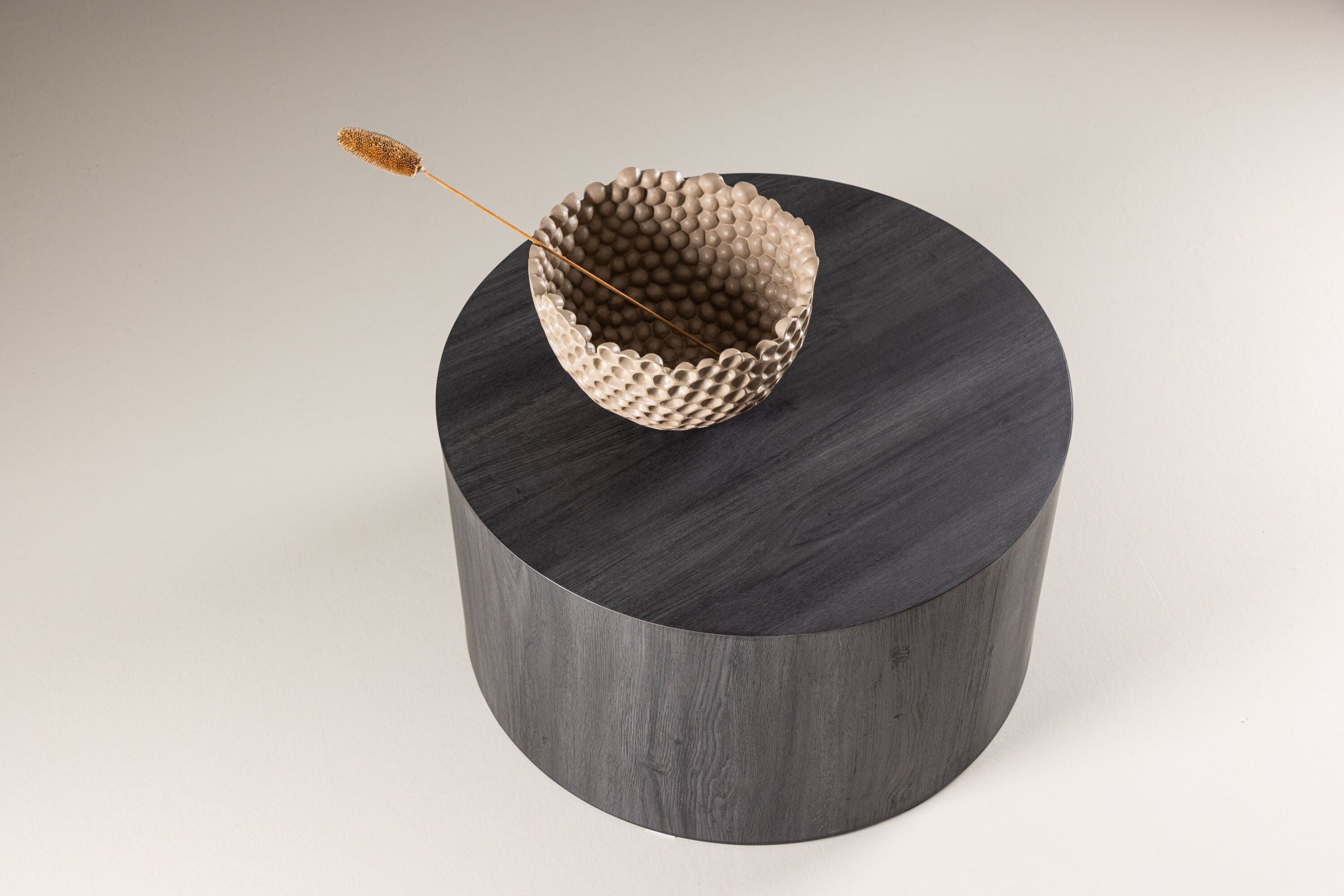 Couchtisch York Ø80cm - Schwarz-Couchtische-Venture Home-le canapé