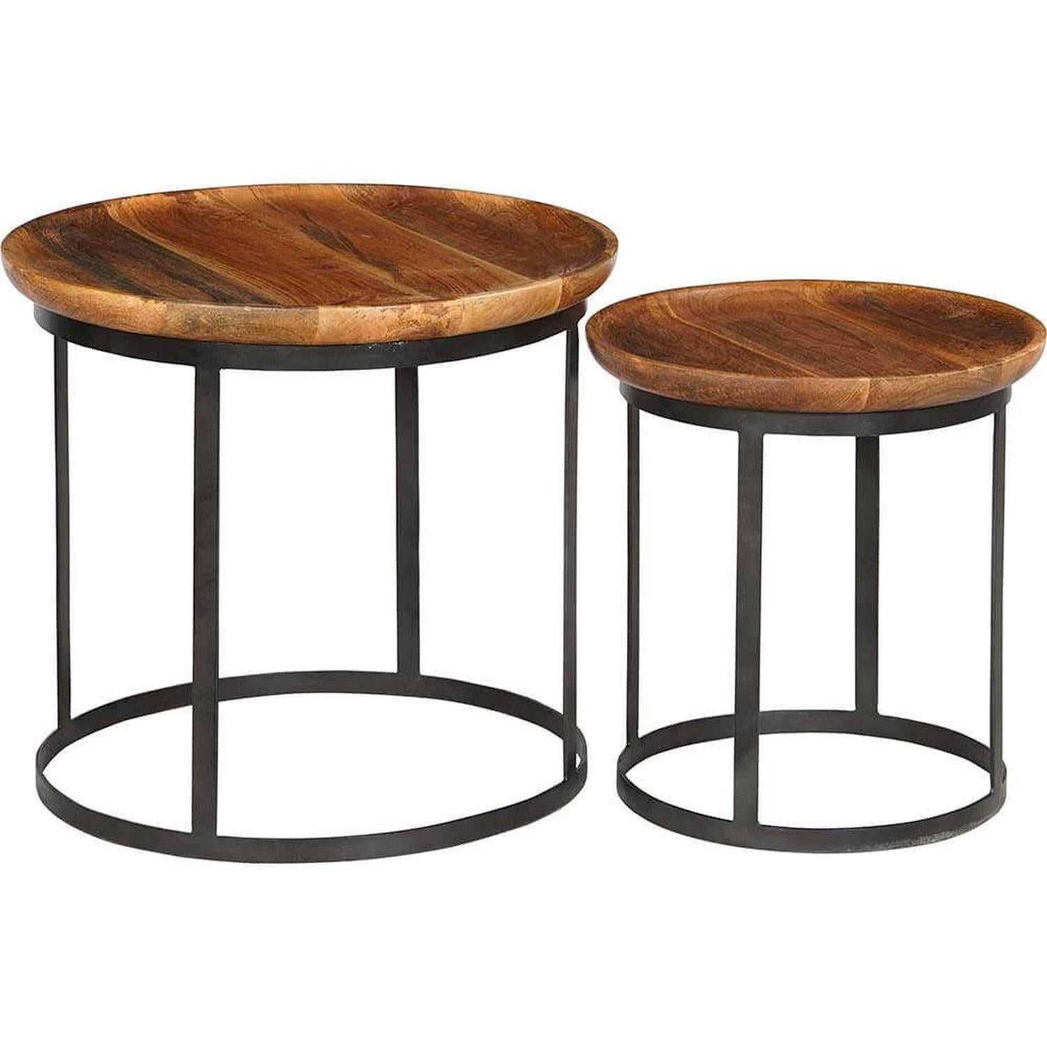 Couchtische Brüssel, 2er-Set - Holz-Couchtisch-Trademark Living-le canapé