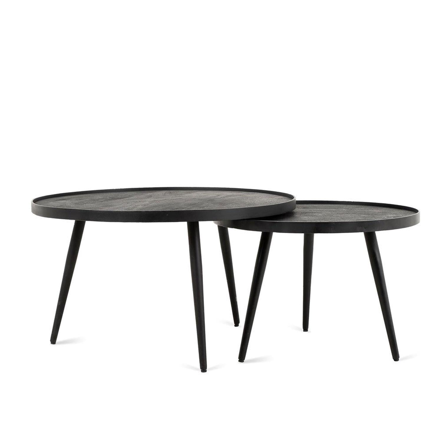 Couchtische Lena, 2er-Set - Schwarz-Couchtisch-Benoa-le canapé