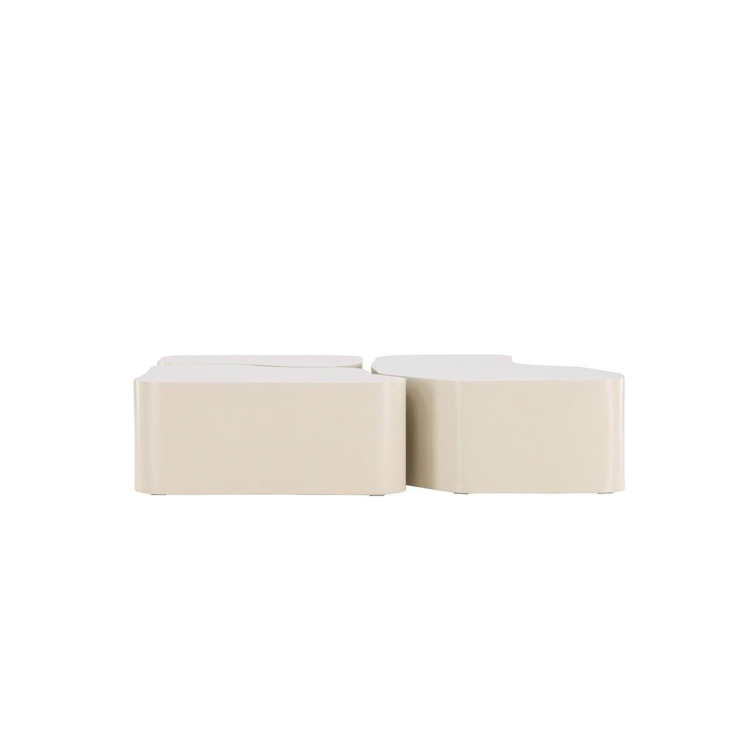 Couchtische Nordland 3er-Set - Beige-Couchtische-Venture Home-le canapé