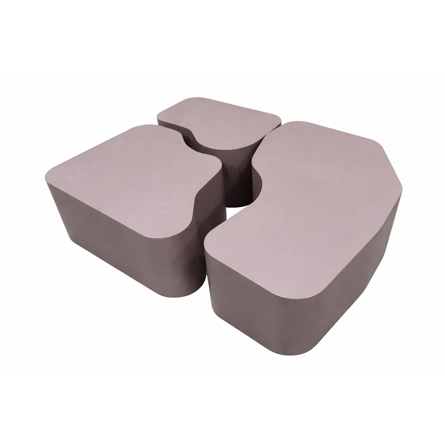 Couchtische Nordland 3er-Set - Braun-Couchtische-Venture Home-le canapé