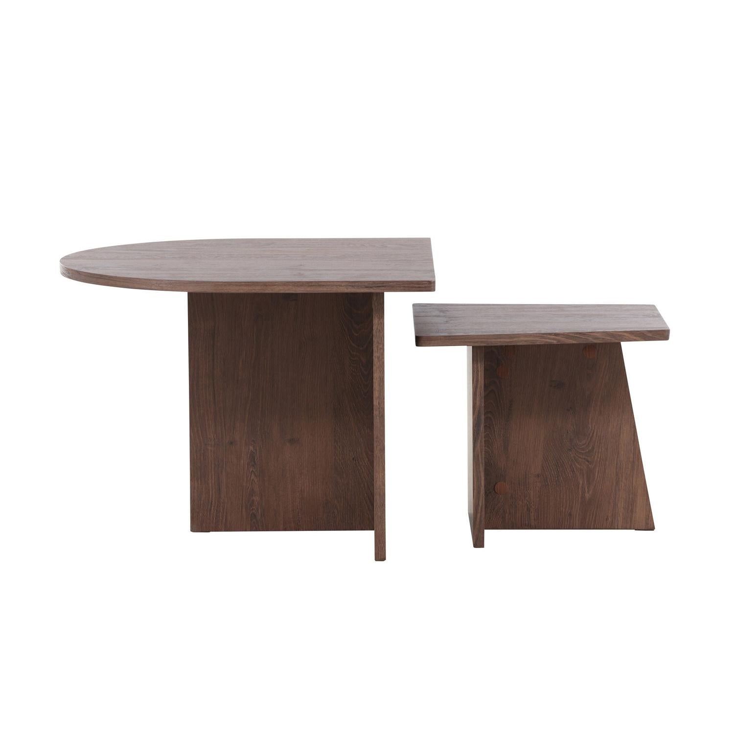 Couchtische Sala, 2er-Set - Mokka-Couchtische-Venture Home-le canapé