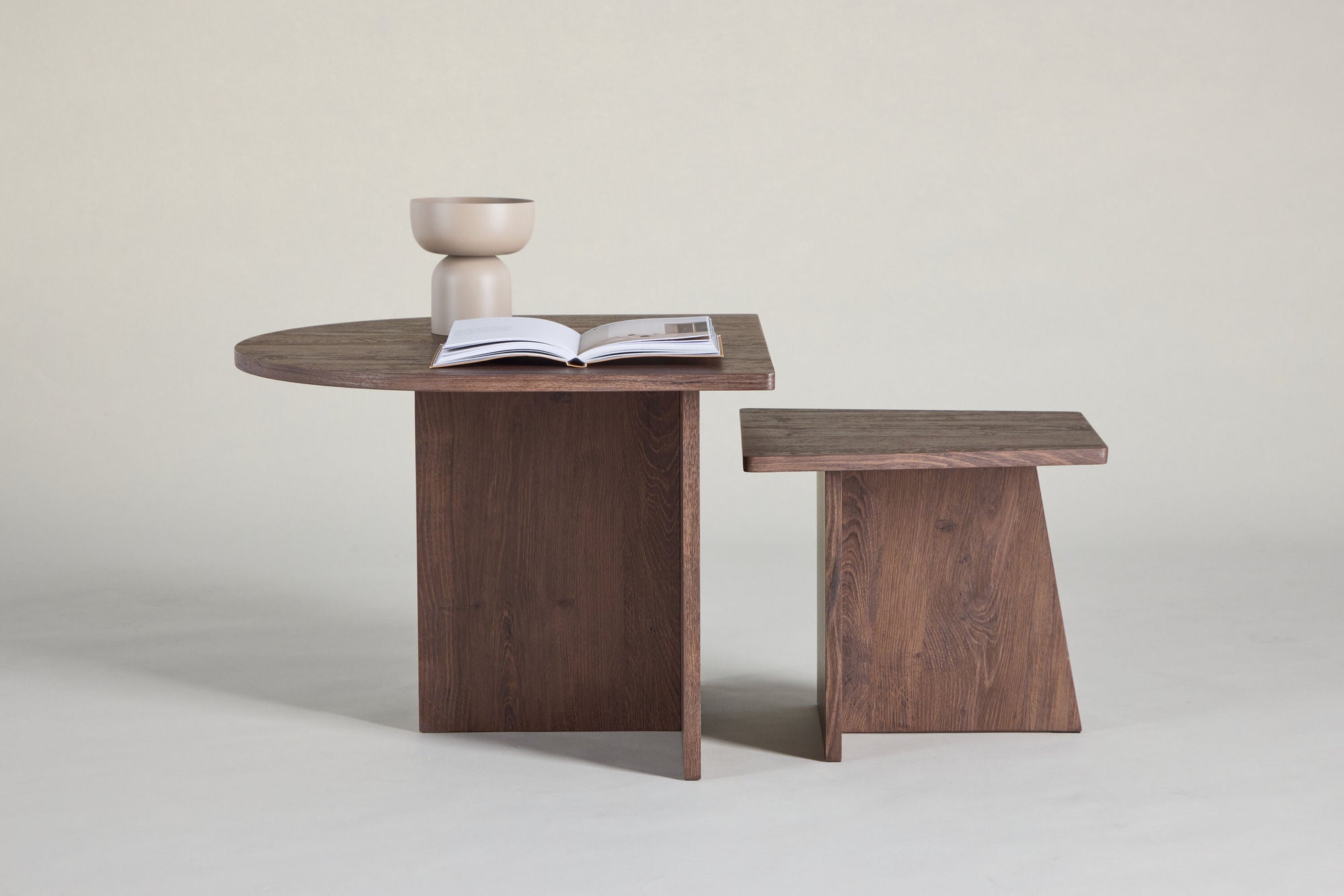 Couchtische Sala, 2er-Set - Mokka-Couchtische-Venture Home-le canapé