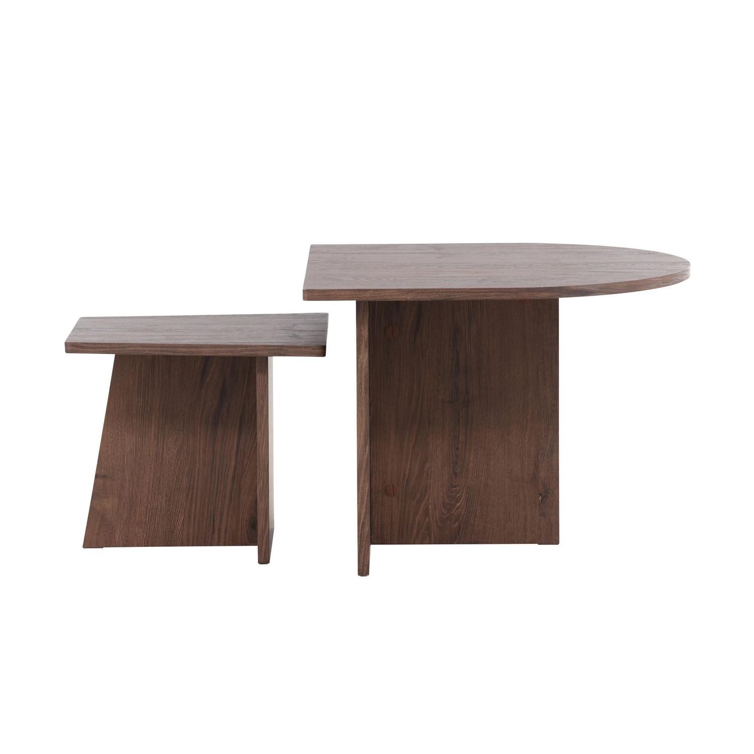 Couchtische Sala, 2er-Set - Mokka-Couchtische-Venture Home-le canapé
