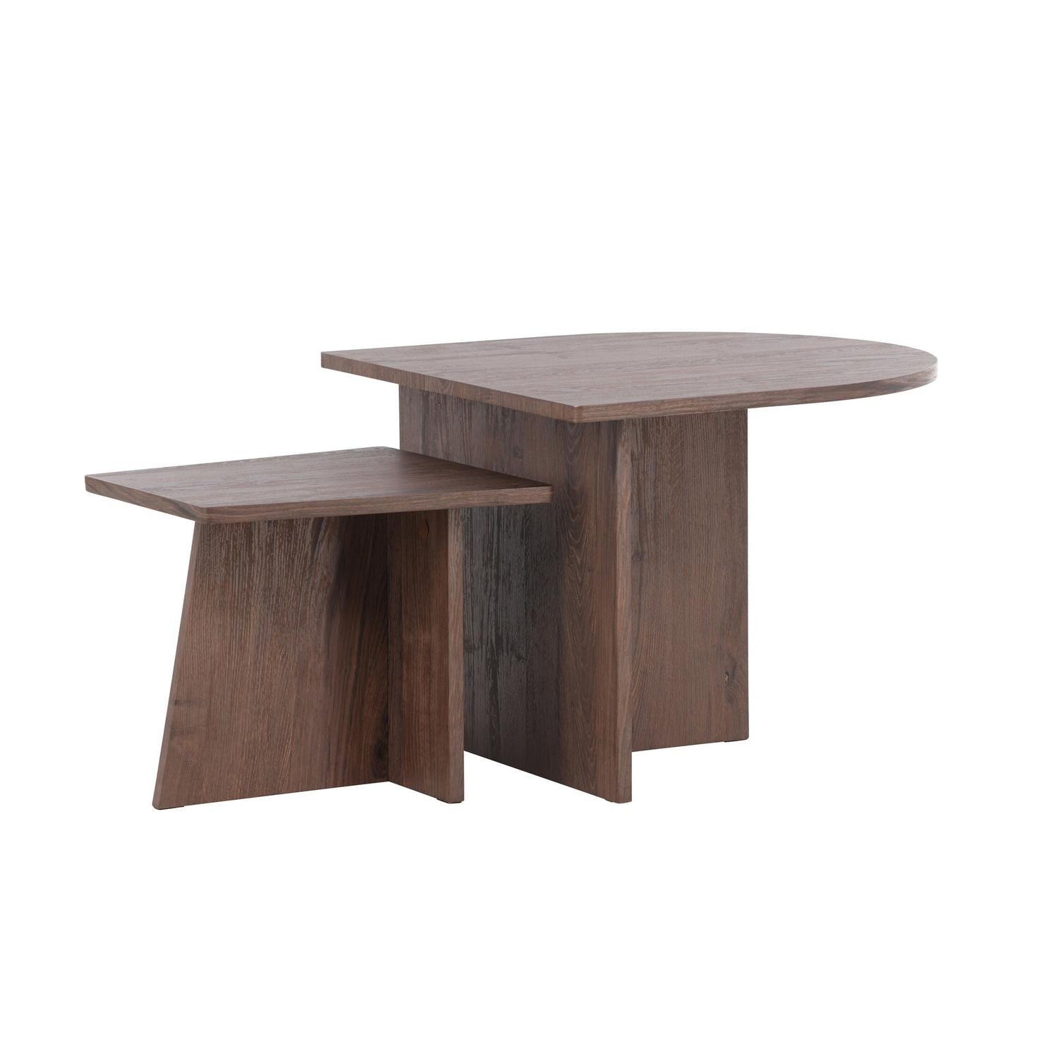 Couchtische Sala, 2er-Set - Mokka-Couchtische-Venture Home-le canapé