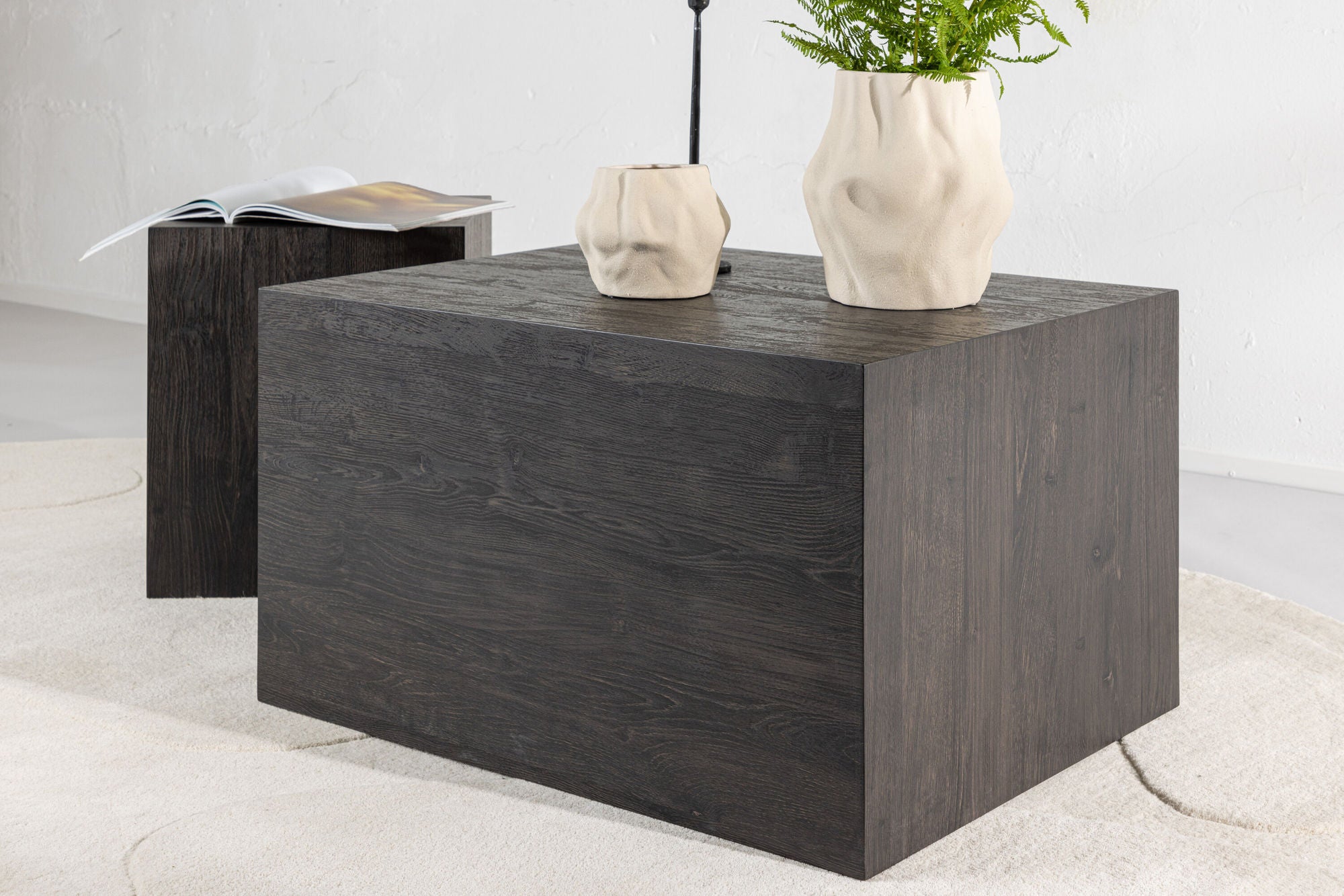 Couchtische York, 2er-Set - Dunkelbraun-Couchtisch-Venture Home-le canapé