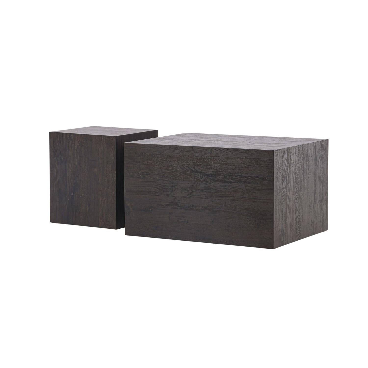 Couchtische York, 2er-Set - Dunkelbraun-Couchtisch-Venture Home-le canapé