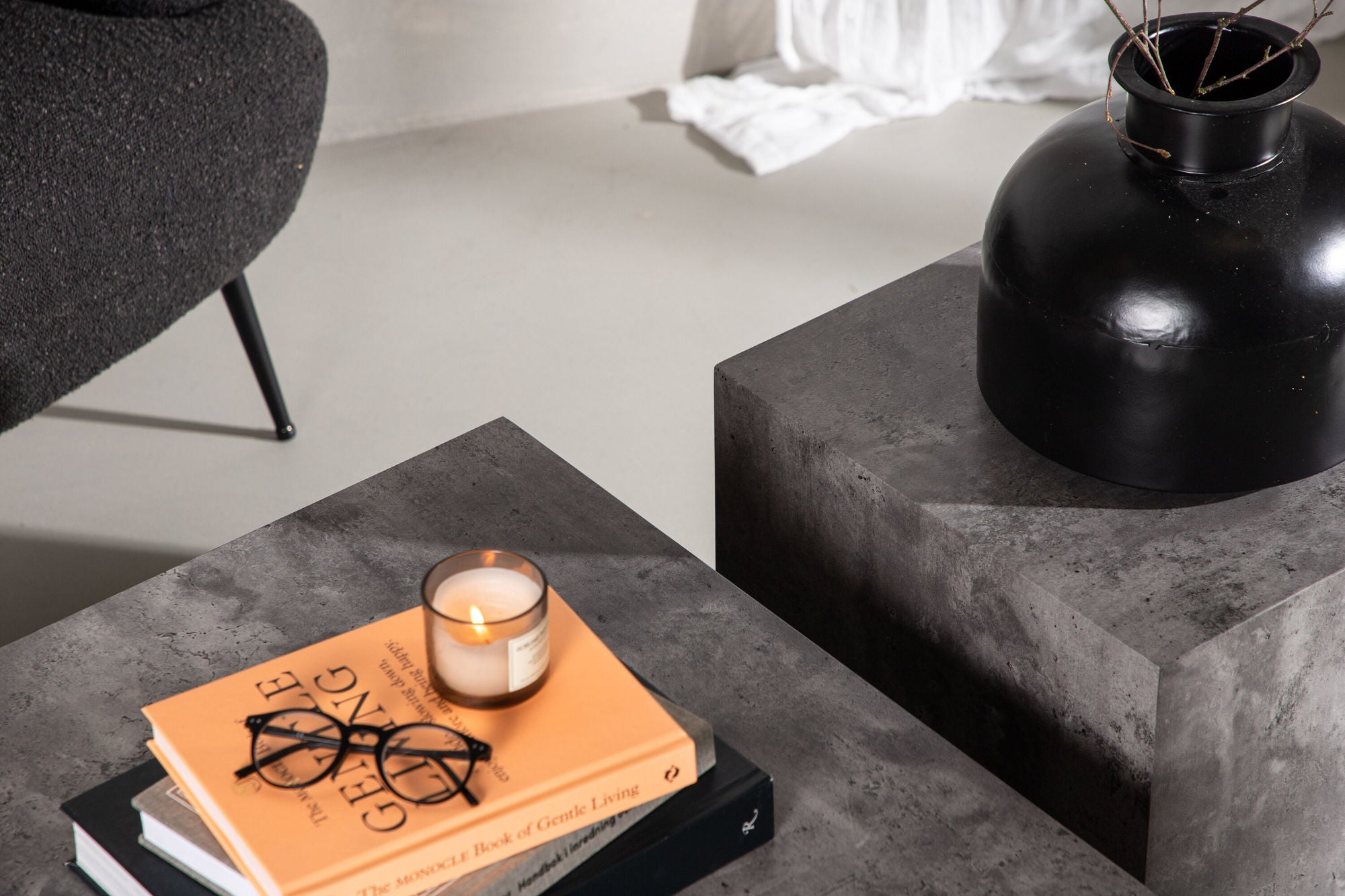 Couchtische York, 2er-Set - Grau-Couchtisch-Venture Home-le canapé