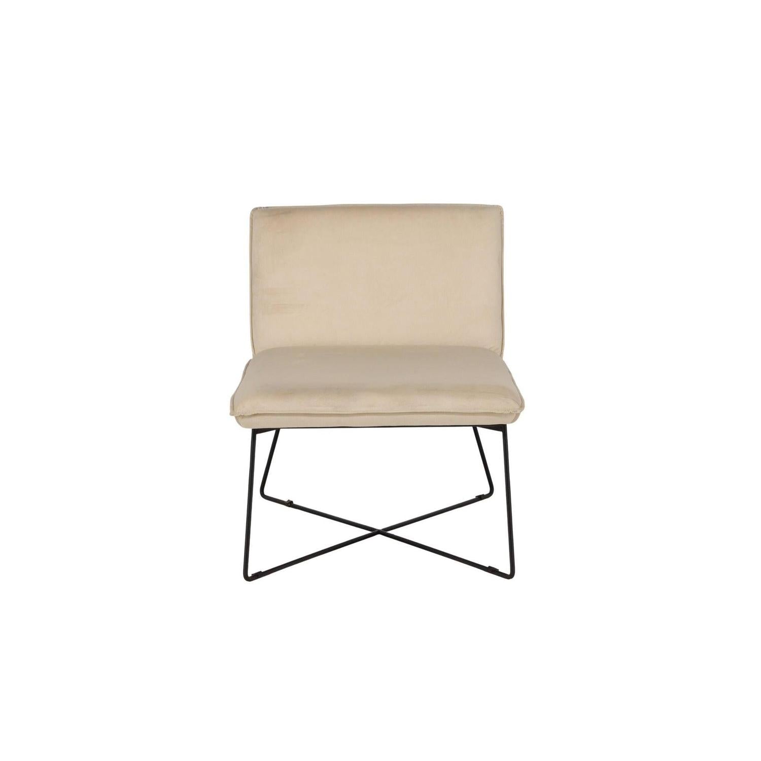 Daybed X-lounge aus Samt - Beige-Daybed-Venture Home-le canapé