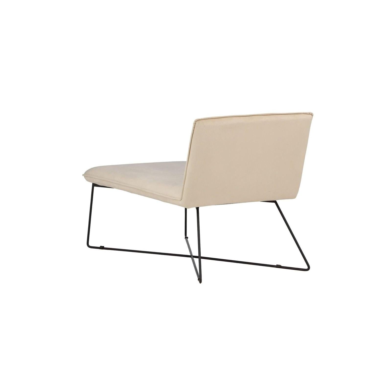 Daybed X-lounge aus Samt - Beige-Daybed-Venture Home-le canapé