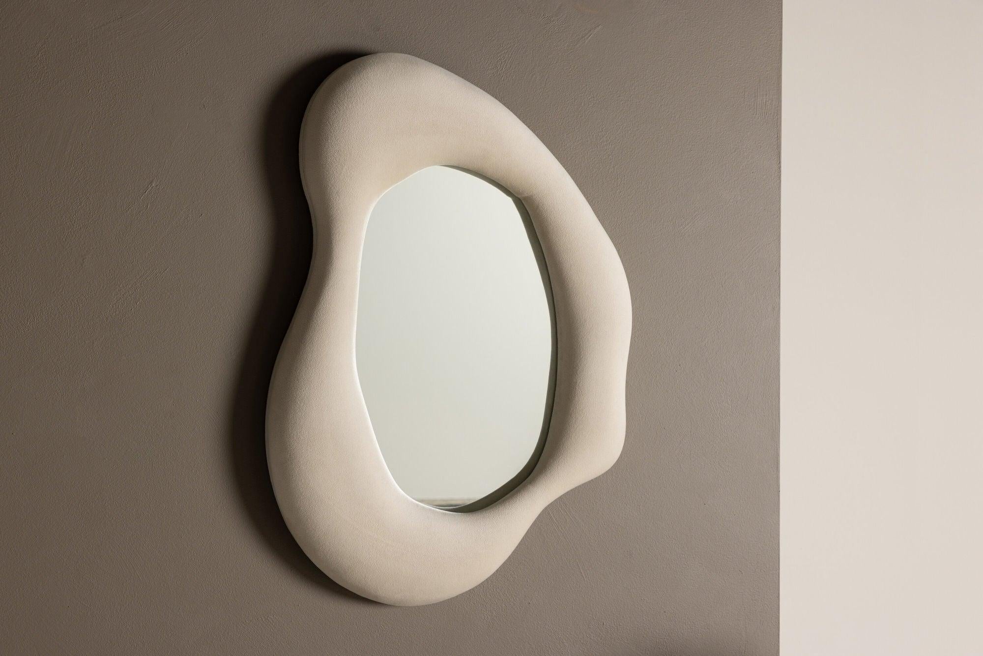 Dekospiegel Louisville aus Samt - Beige-Dekospiegel-Venture Home-le canapé