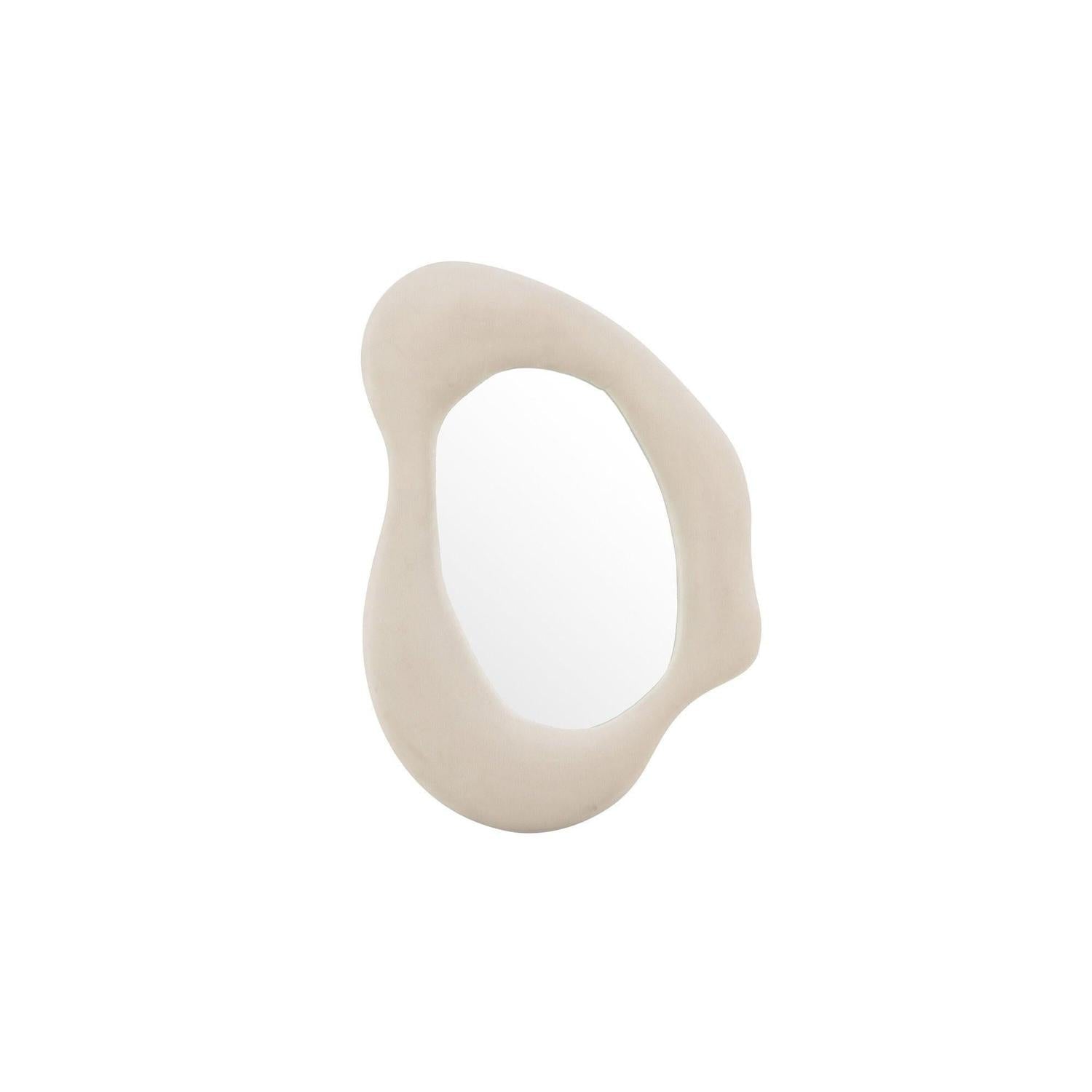 Dekospiegel Louisville aus Samt - Beige-Dekospiegel-Venture Home-le canapé