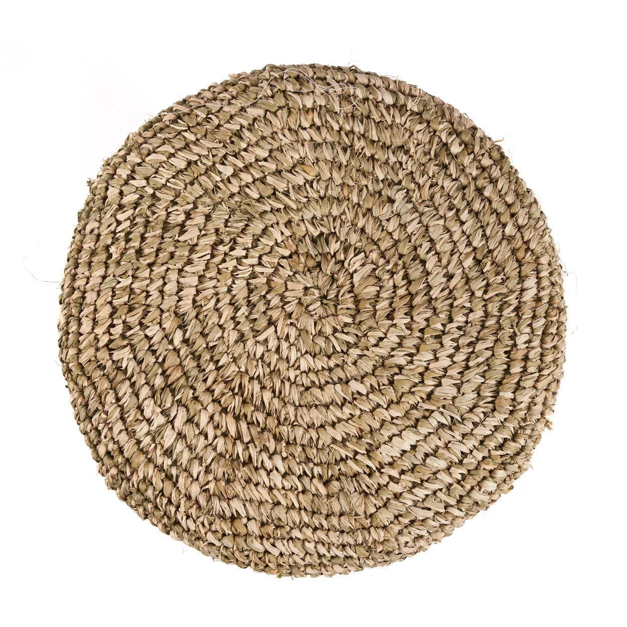 Der Raffia Tressed Hocker - Jungle GrünHocker