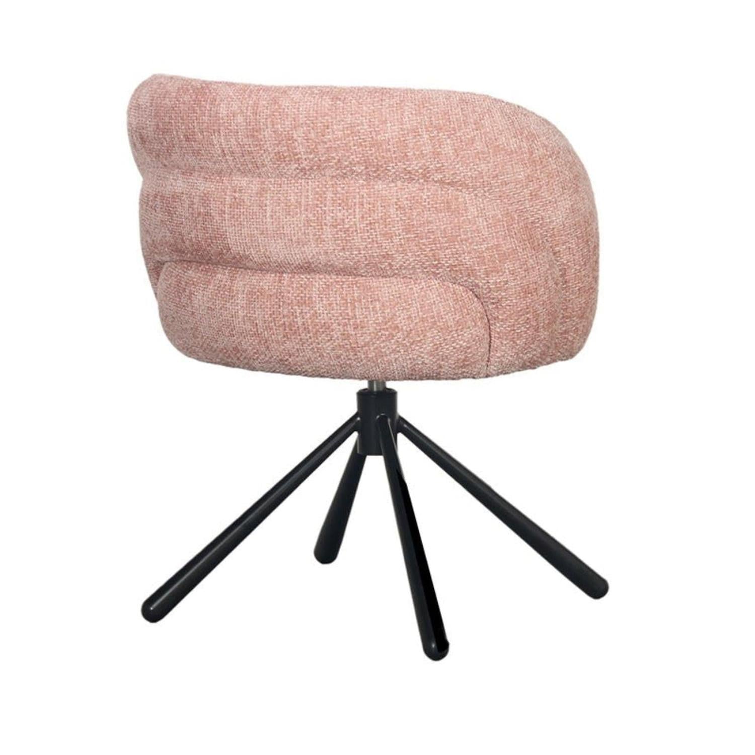 Drehbarer Armlehnstuhl Pebble - Rosa-Armlehnenstühle-Pole to Pole-le canapé