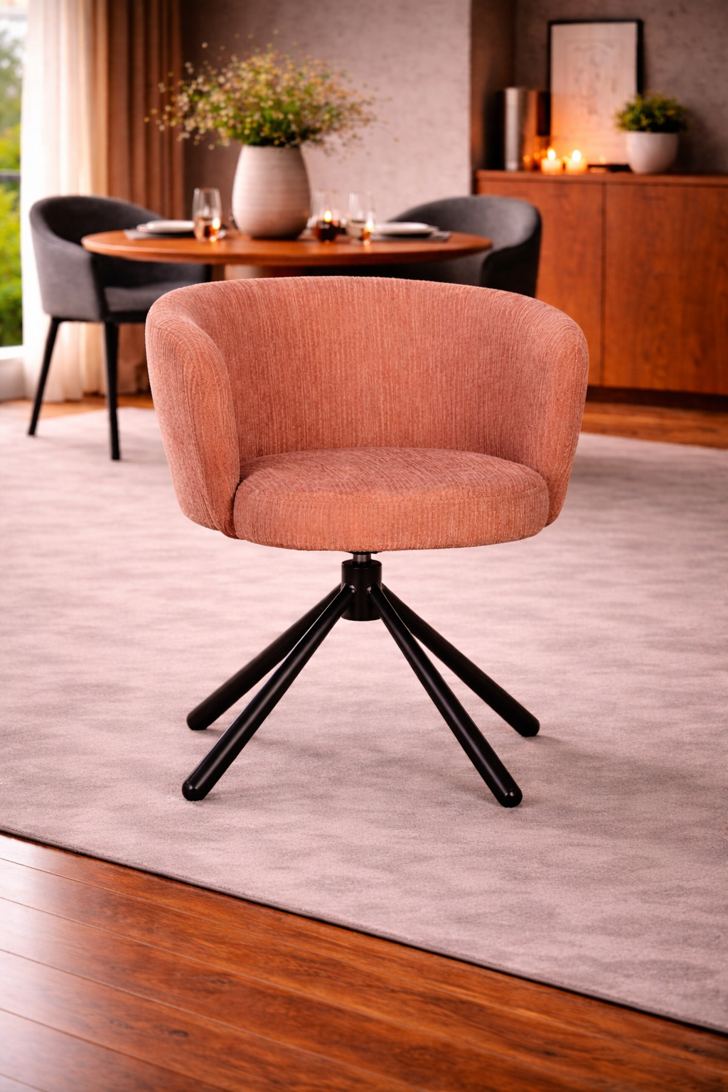 Drehbarer Armlehnstuhl Shell - Moschus-Armlehnenstühle-Pole To Pole-le canapé