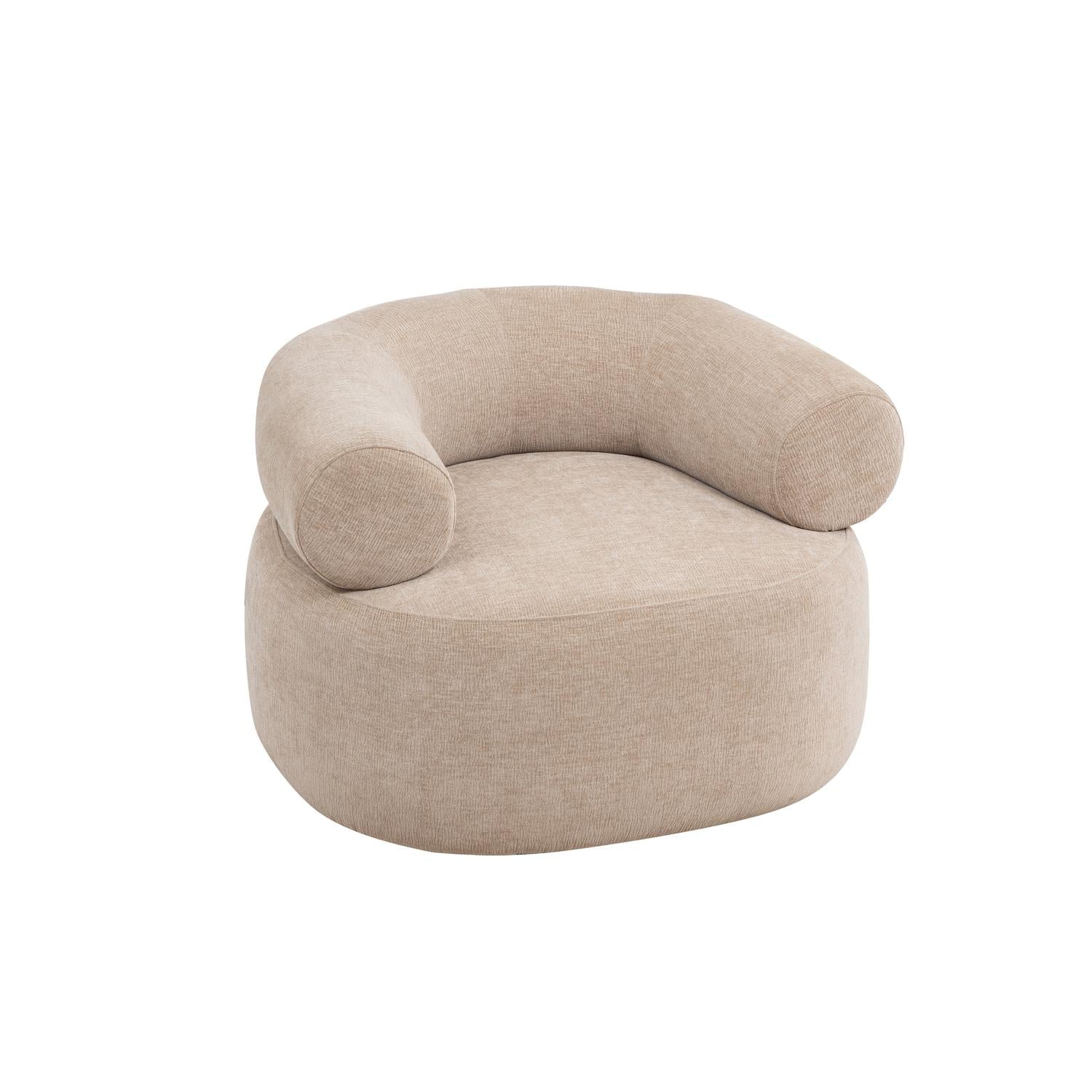 Drehsessel Alessa - Beige-Loungesessel-le canapé-le canapé