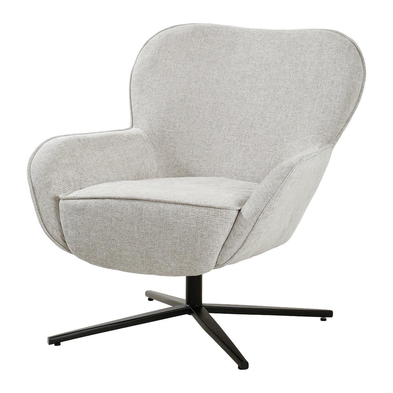 Drehsessel Sven - Beige-Sessel-Livingfurn-le canapé