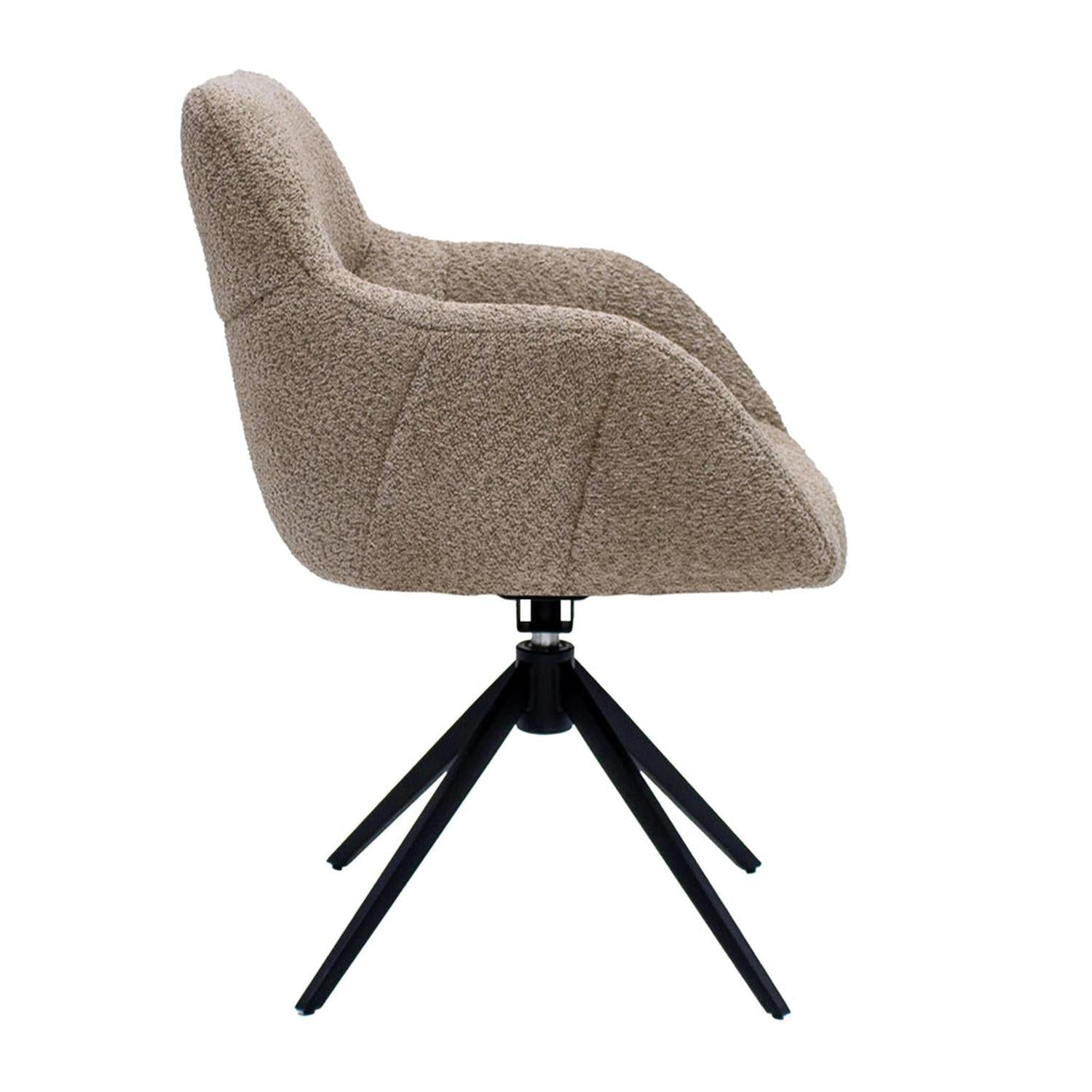 Drehstuhl Fer - Beige-Esszimmerstühle-Kick Collection-le canapé