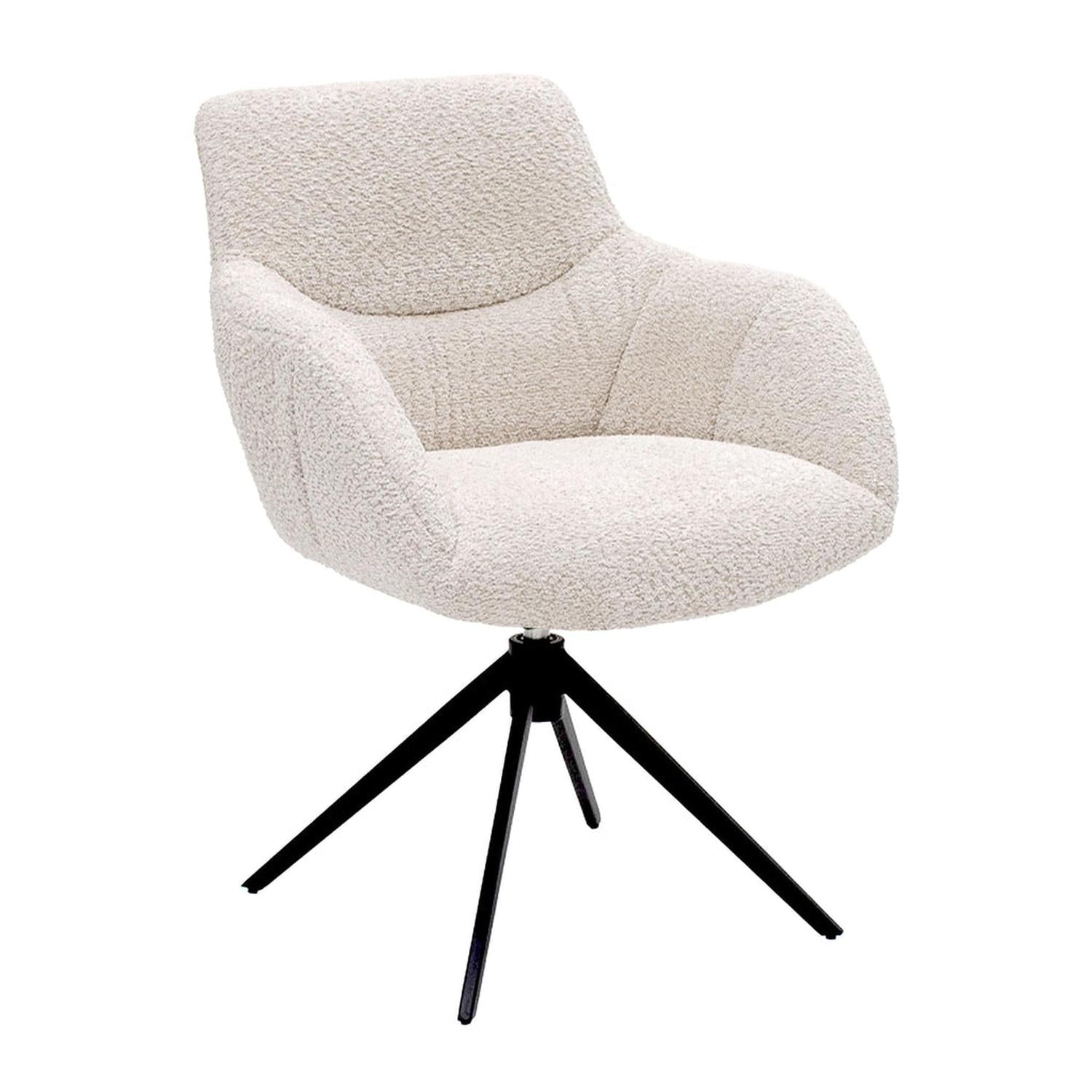 Drehstuhl Fer - Creme-Esszimmerstühle-Kick Collection-le canapé