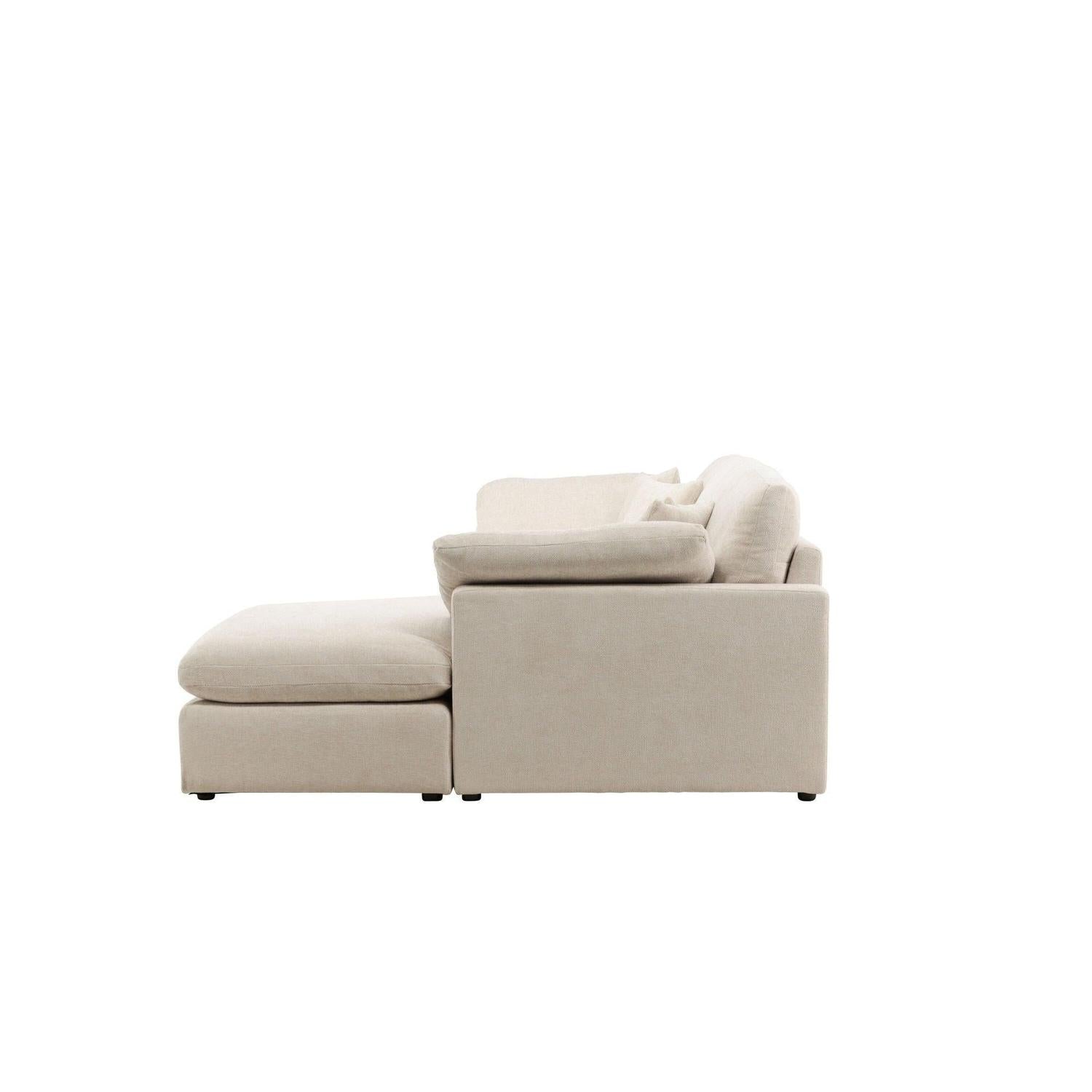 Ecksofa Amalfi - Beige-Ecksofas-Vind-le canapé