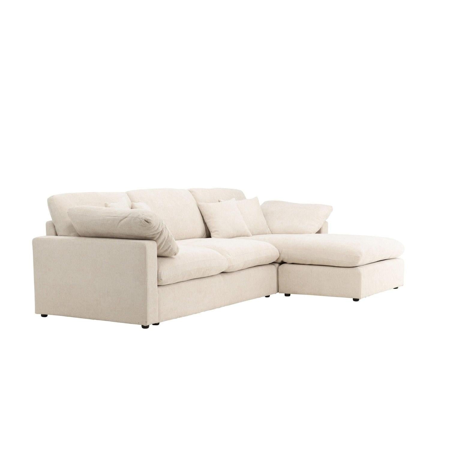Ecksofa Amalfi - Beige-Ecksofas-Vind-le canapé