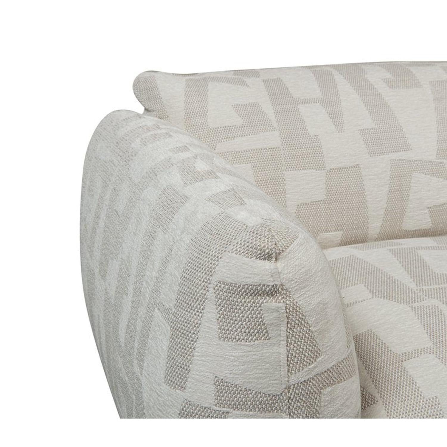 Ecksofa Amsterdam als 6-Sitzer mit Ottoman - Cremeweiß-6-Sitzer Sofas-Pole to Pole-le canapé